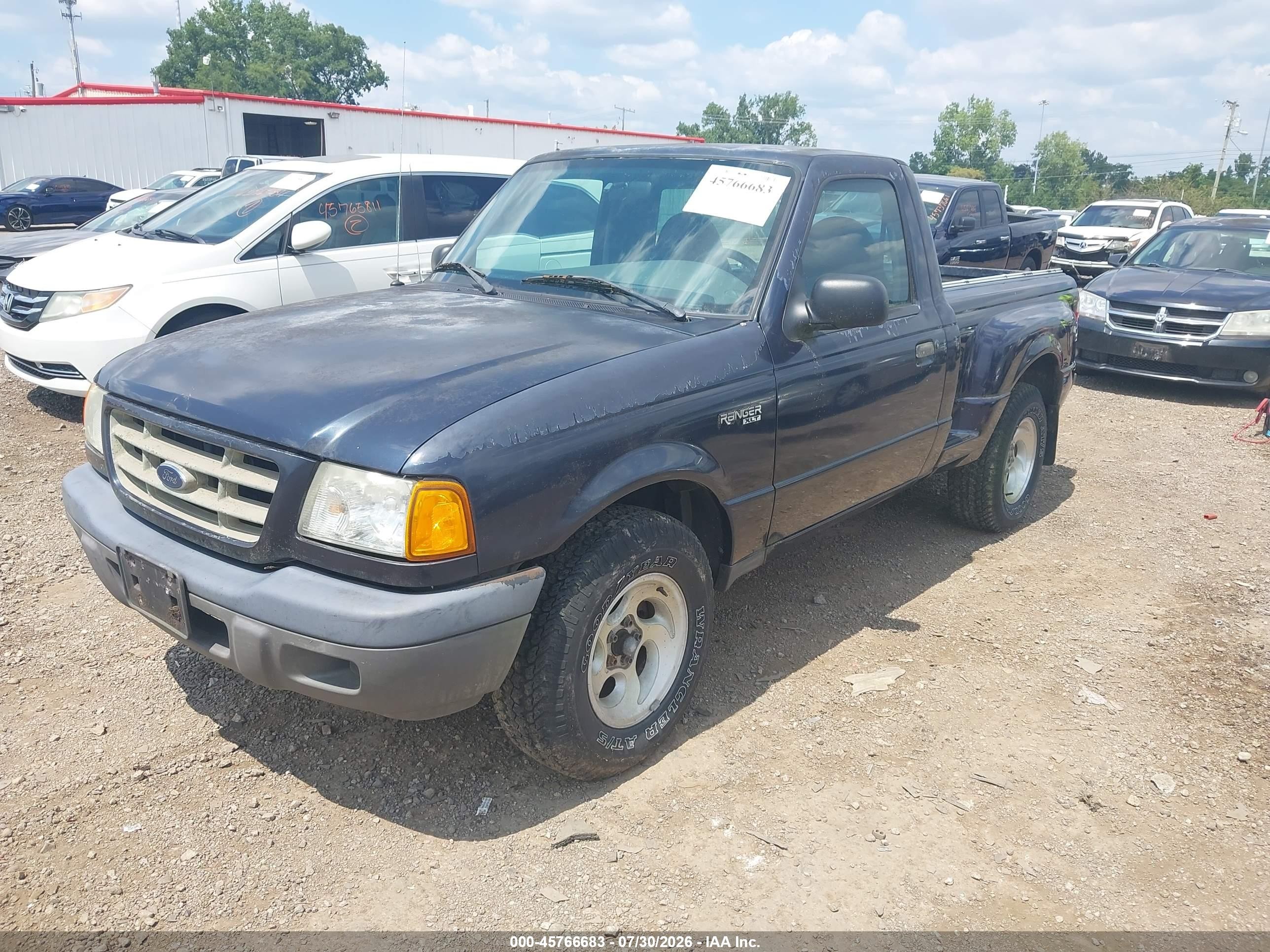 2003 Ford Ranger Xl/xlt Purple vin: 1FTYR10D13PB29121