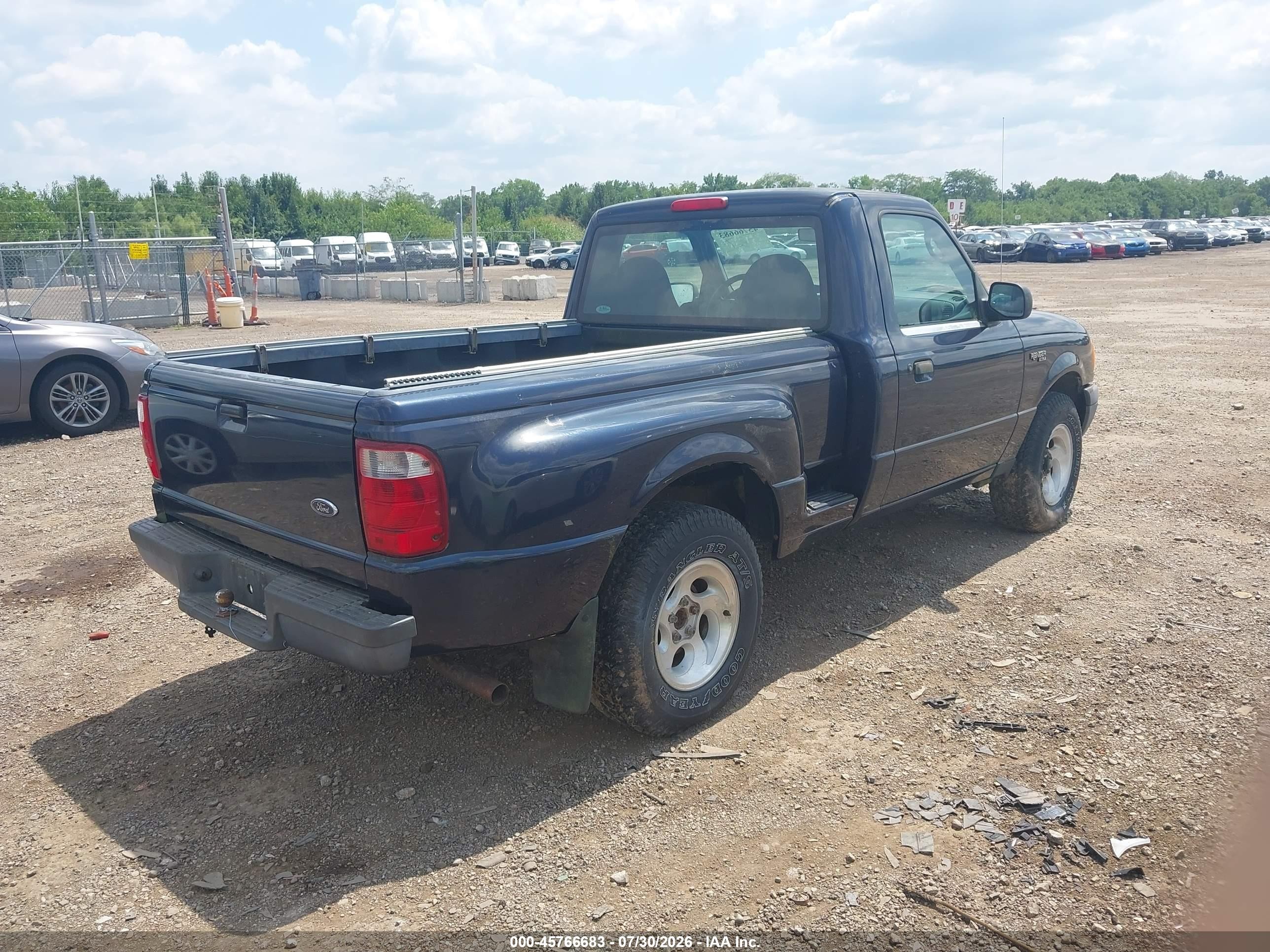 2003 Ford Ranger Xl/xlt Purple vin: 1FTYR10D13PB29121