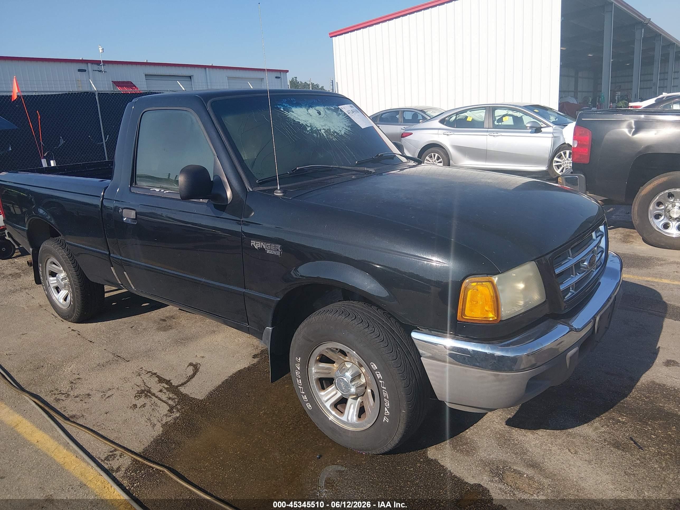 2003 Ford Ranger Xl/xlt Black vin: 1FTYR10D13TA17362