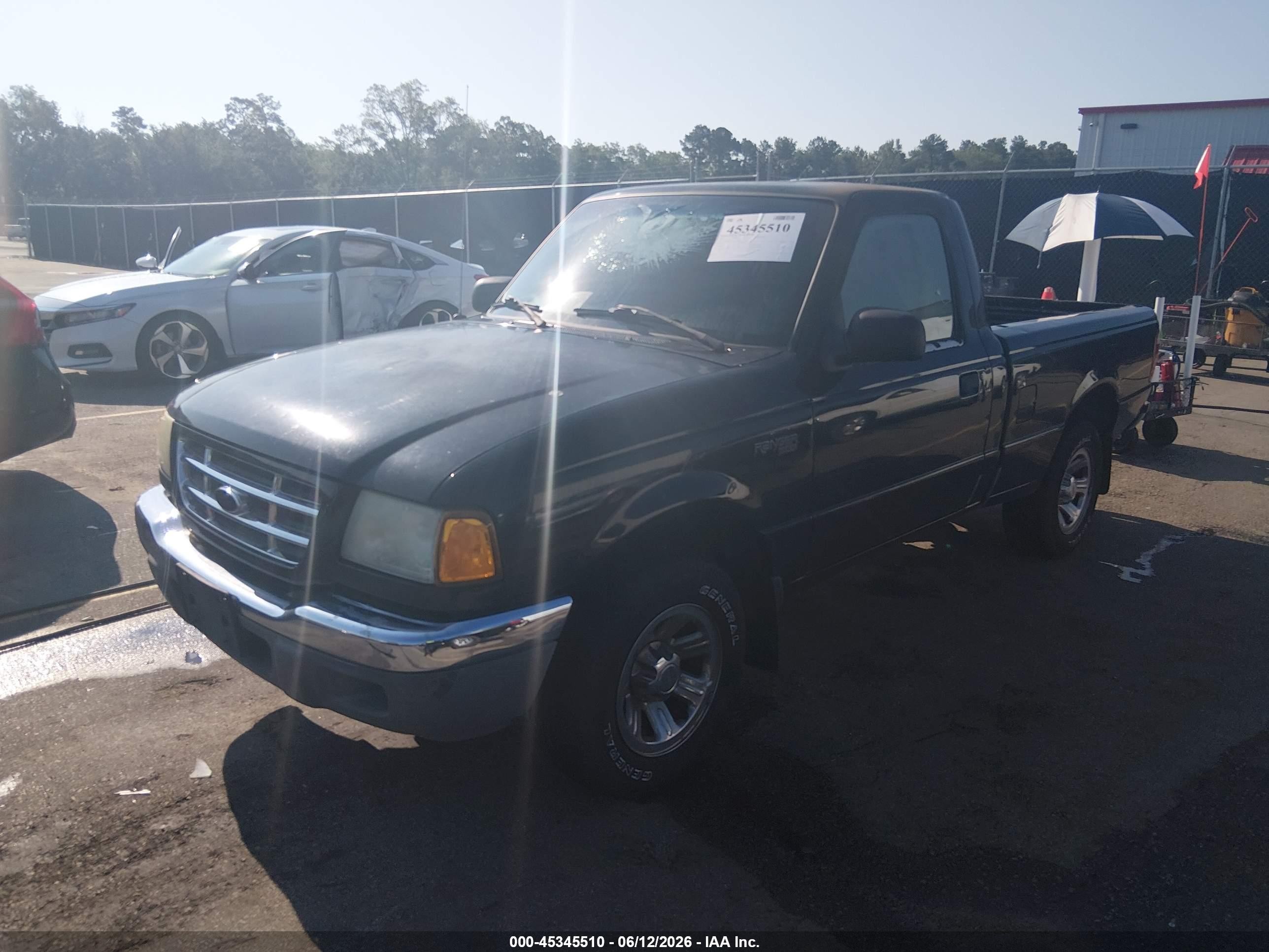 2003 Ford Ranger Xl/xlt Black vin: 1FTYR10D13TA17362