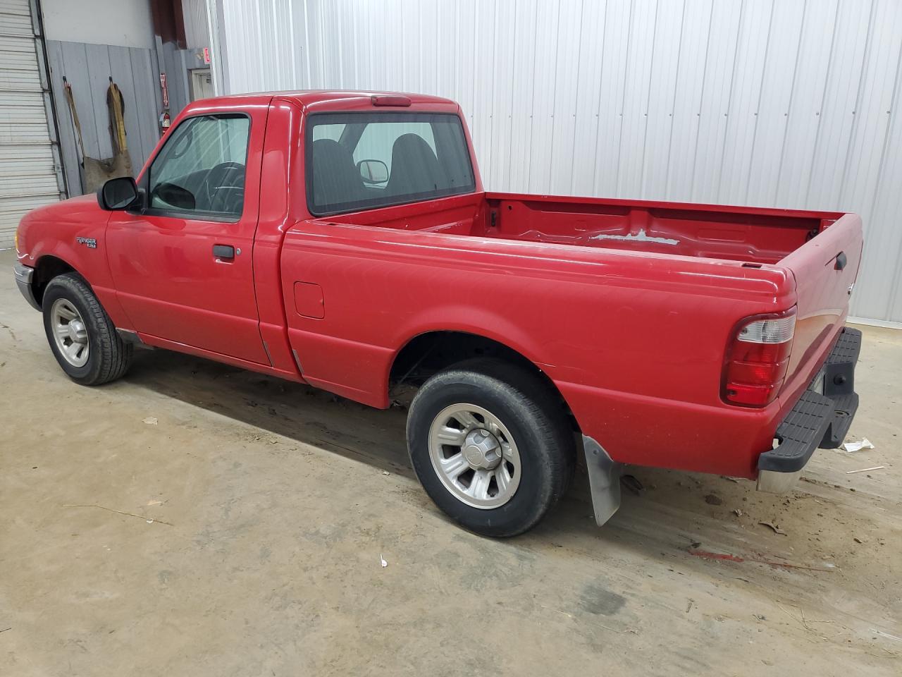 2003 Ford Ranger Red vin: 1FTYR10D13TA27700 Damage: Left Bed Side, Heavy Scratch, 1 To 2 Inches