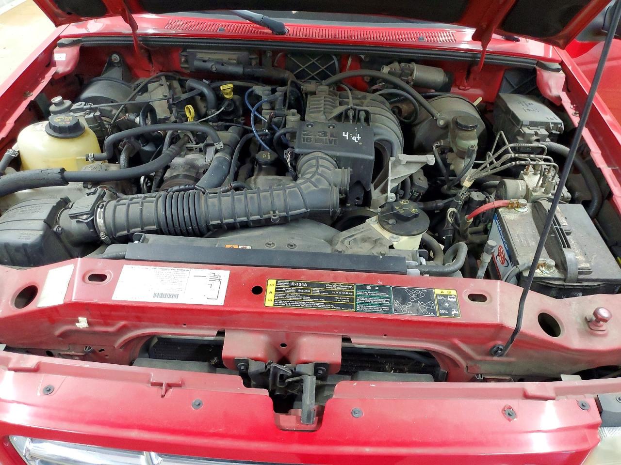 2003 Ford Ranger Red vin: 1FTYR10D13TA27700