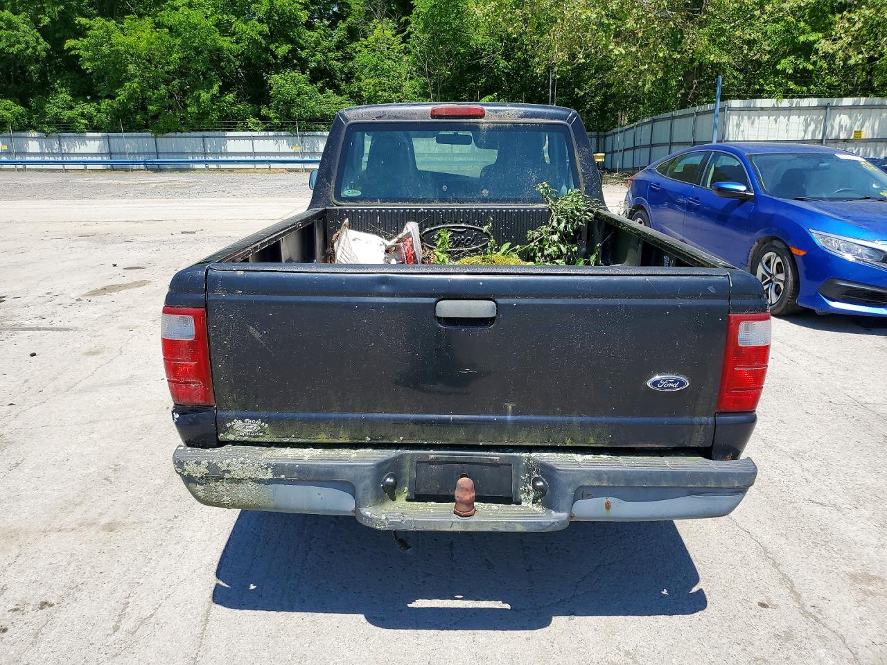 2004 Ford Ranger Black vin: 1FTYR10D14PA29943