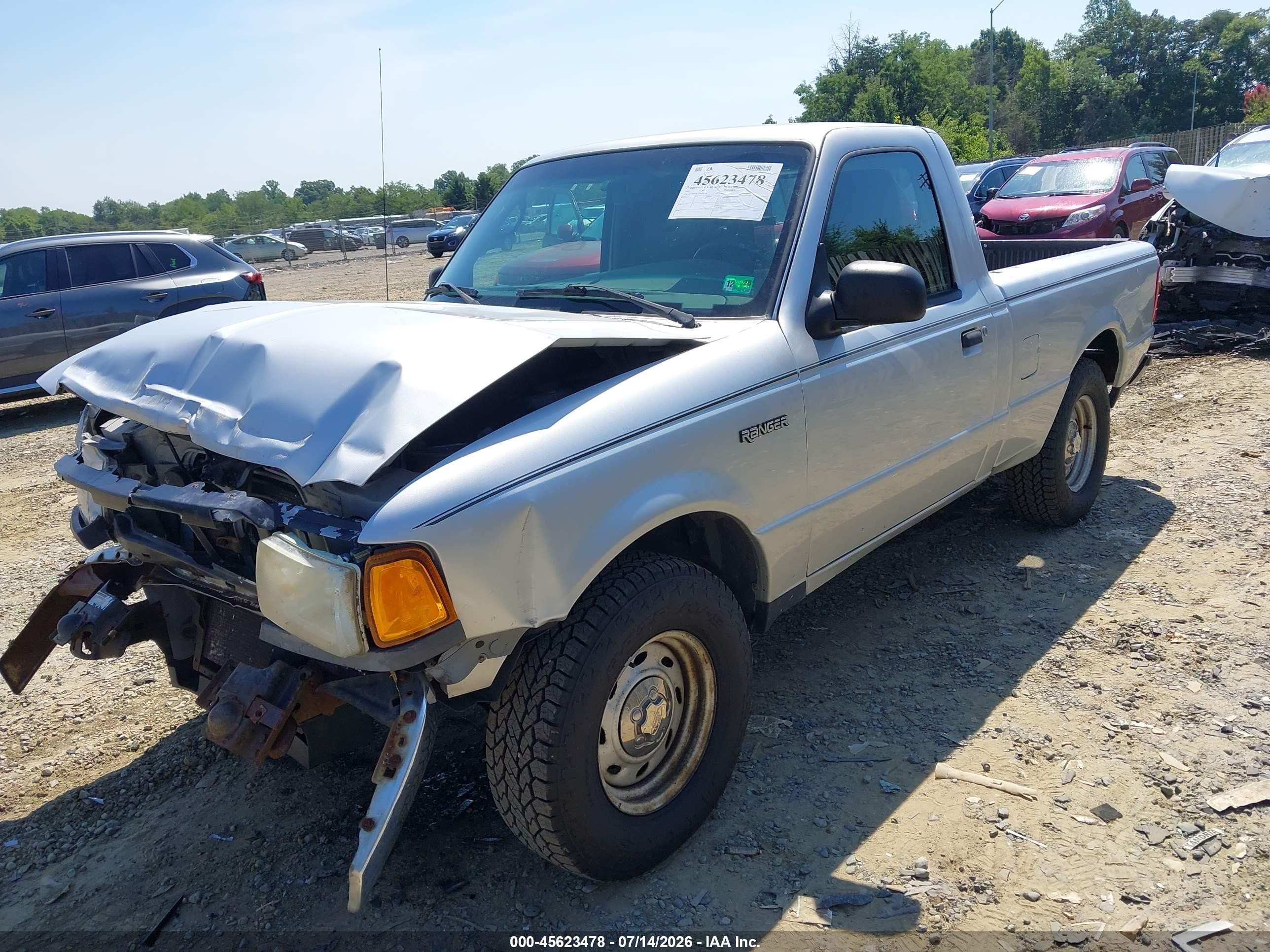 2005 Ford Ranger Xl/xls/xlt Silver vin: 1FTYR10D15PA60790