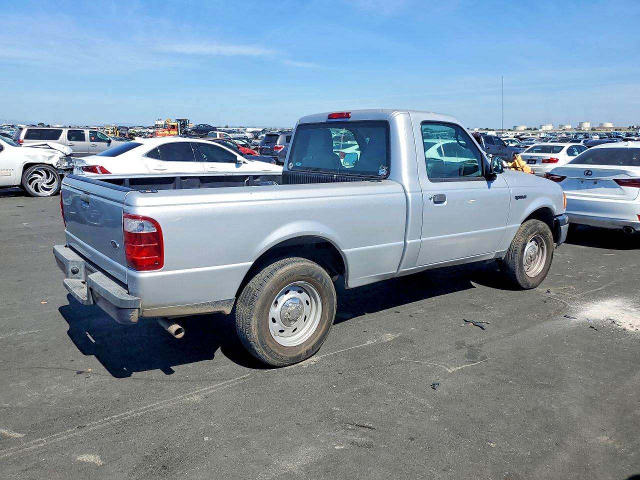 2005 Ford Ranger Silver vin: 1FTYR10D15PB02715