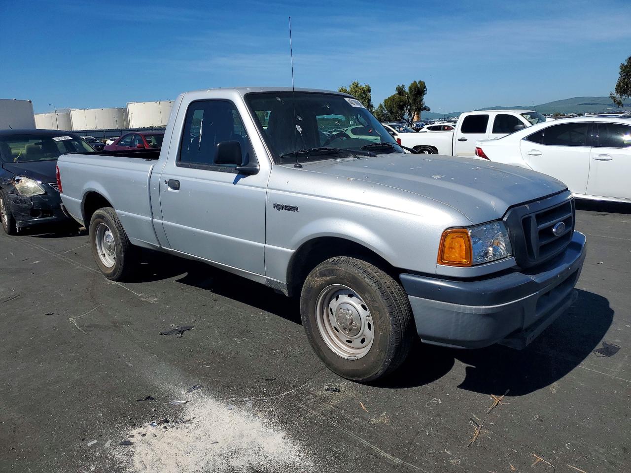 2005 Ford Ranger Silver vin: 1FTYR10D15PB02715