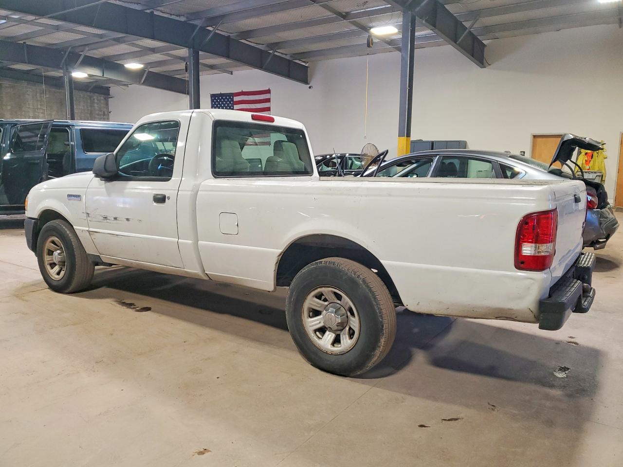 2007 Ford Ranger White vin: 1FTYR10D17PA58010