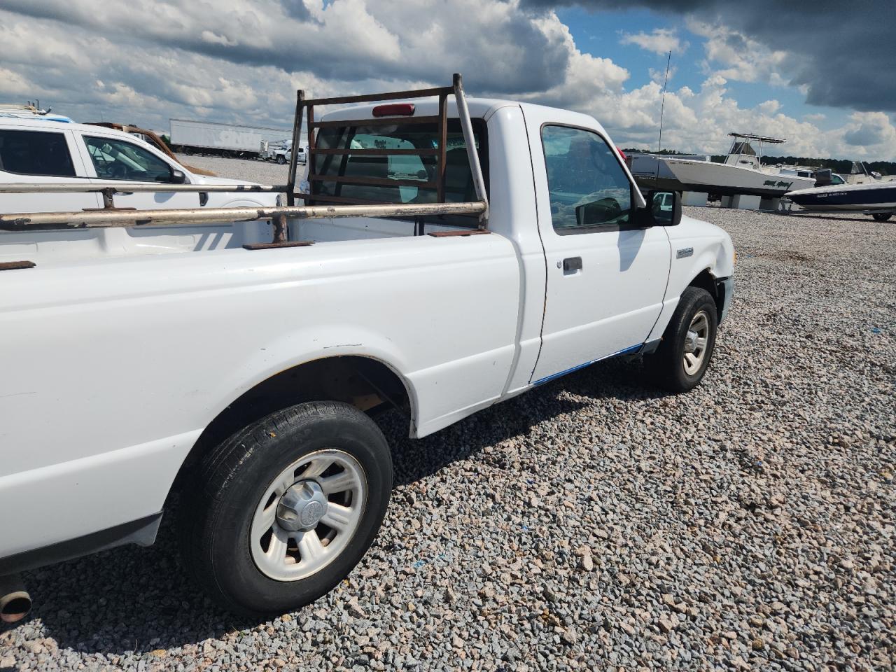 2007 Ford Ranger White vin: 1FTYR10D17PA85188