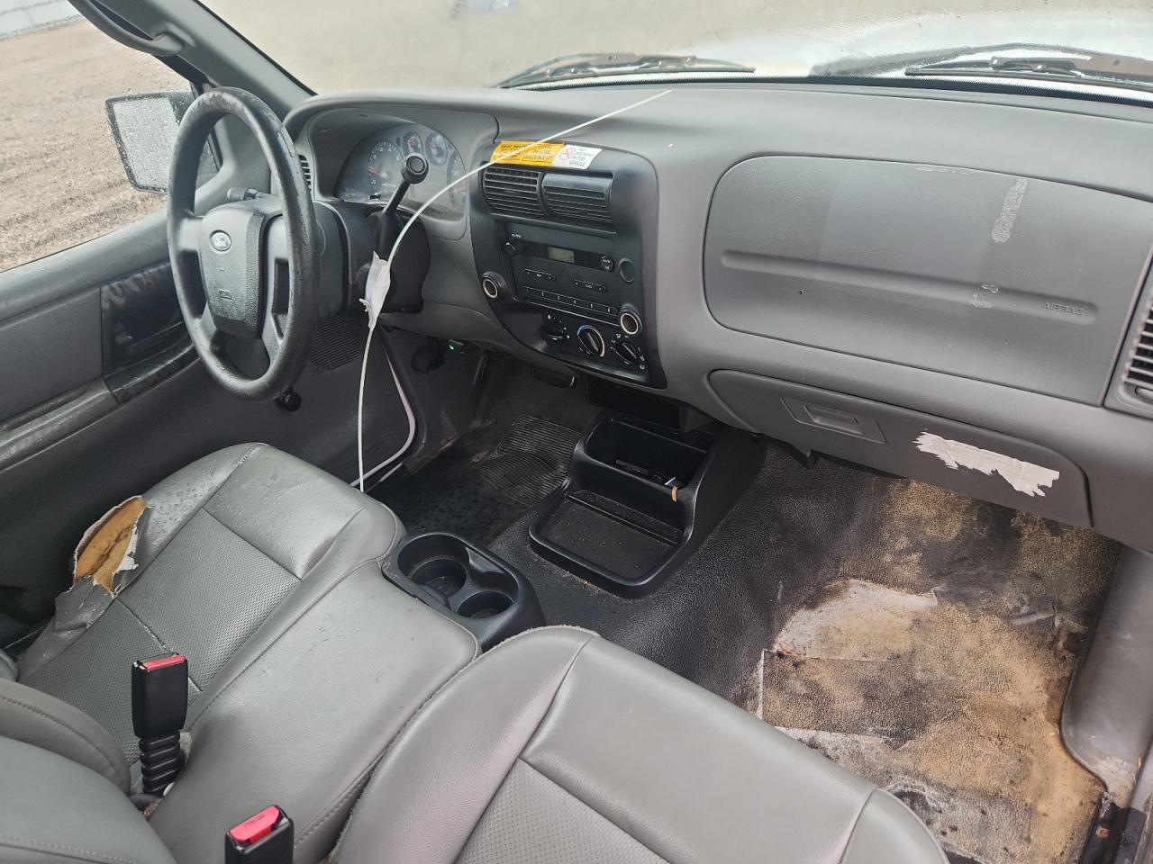 2007 Ford Ranger White vin: 1FTYR10D17PA85188