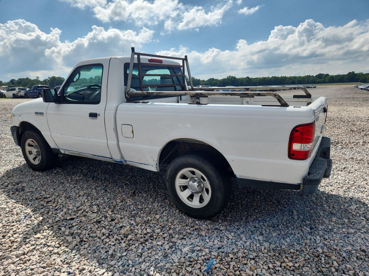 2007 Ford Ranger White vin: 1FTYR10D17PA85188