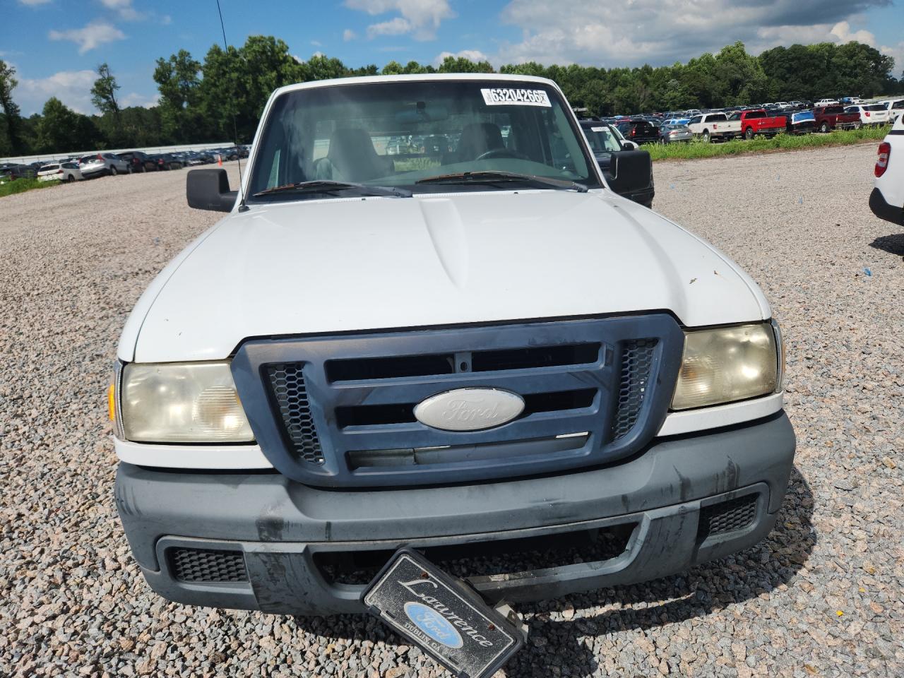 2007 Ford Ranger White vin: 1FTYR10D17PA85188