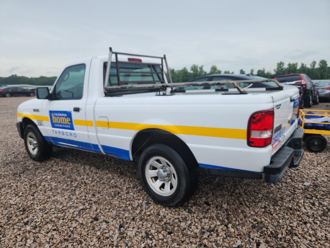 2007 Ford Ranger White vin: 1FTYR10D17PA85188 Damage: Aftermarket Accessory, Aftermarket, Acceptable