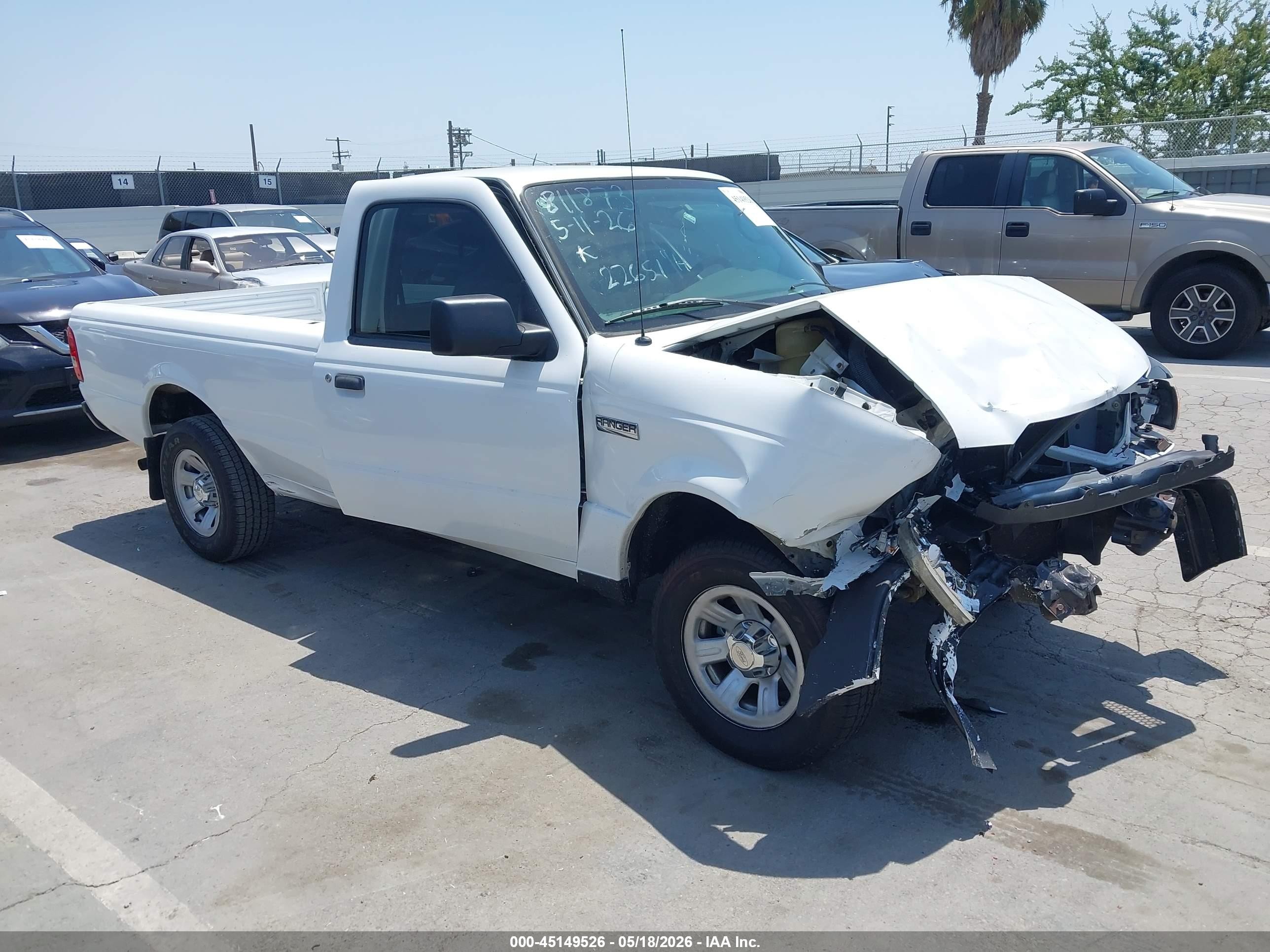 2008 Ford Ranger Xl/xlt White vin: 1FTYR10D18PA81546