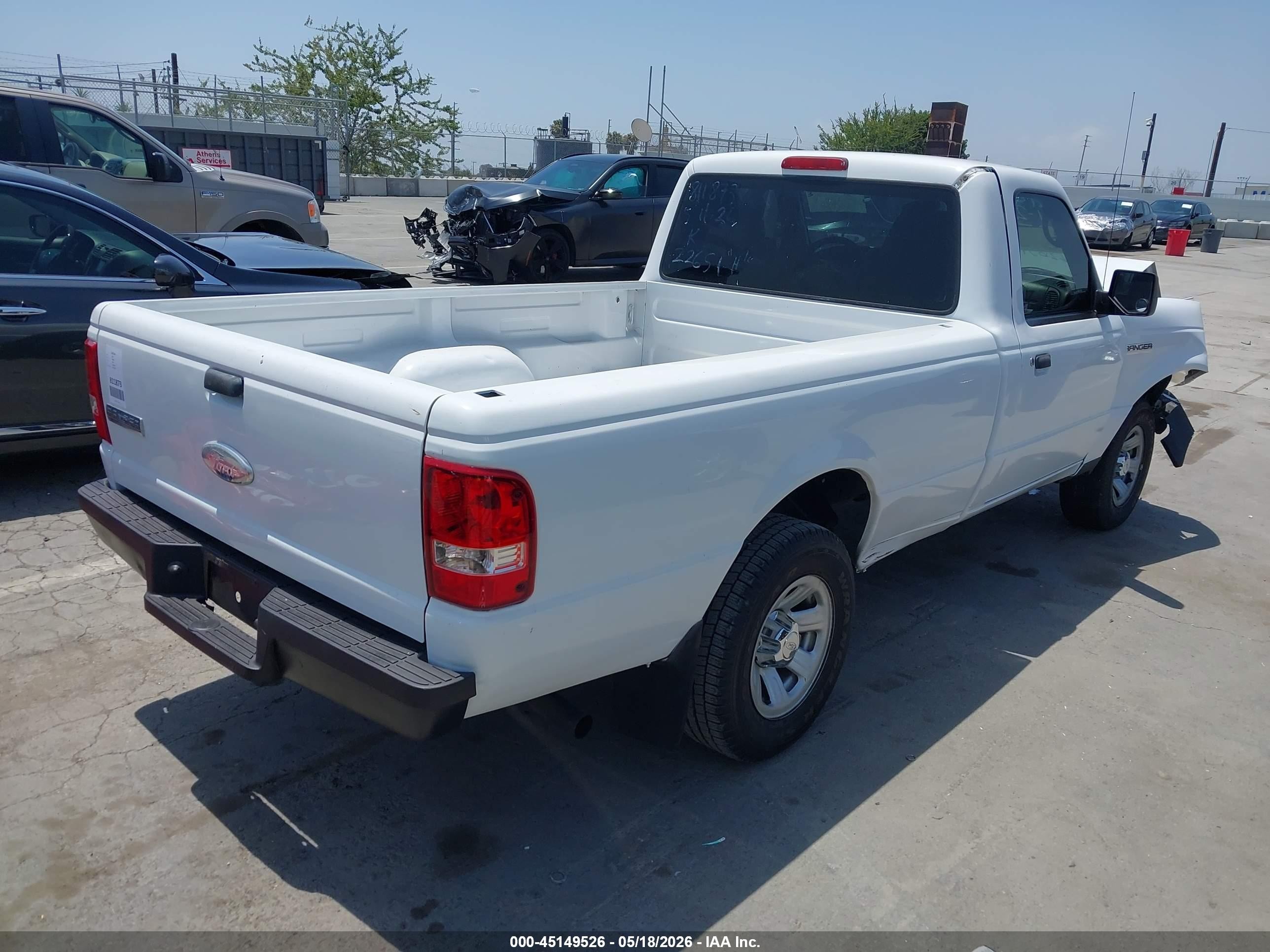 2008 Ford Ranger Xl/xlt White vin: 1FTYR10D18PA81546