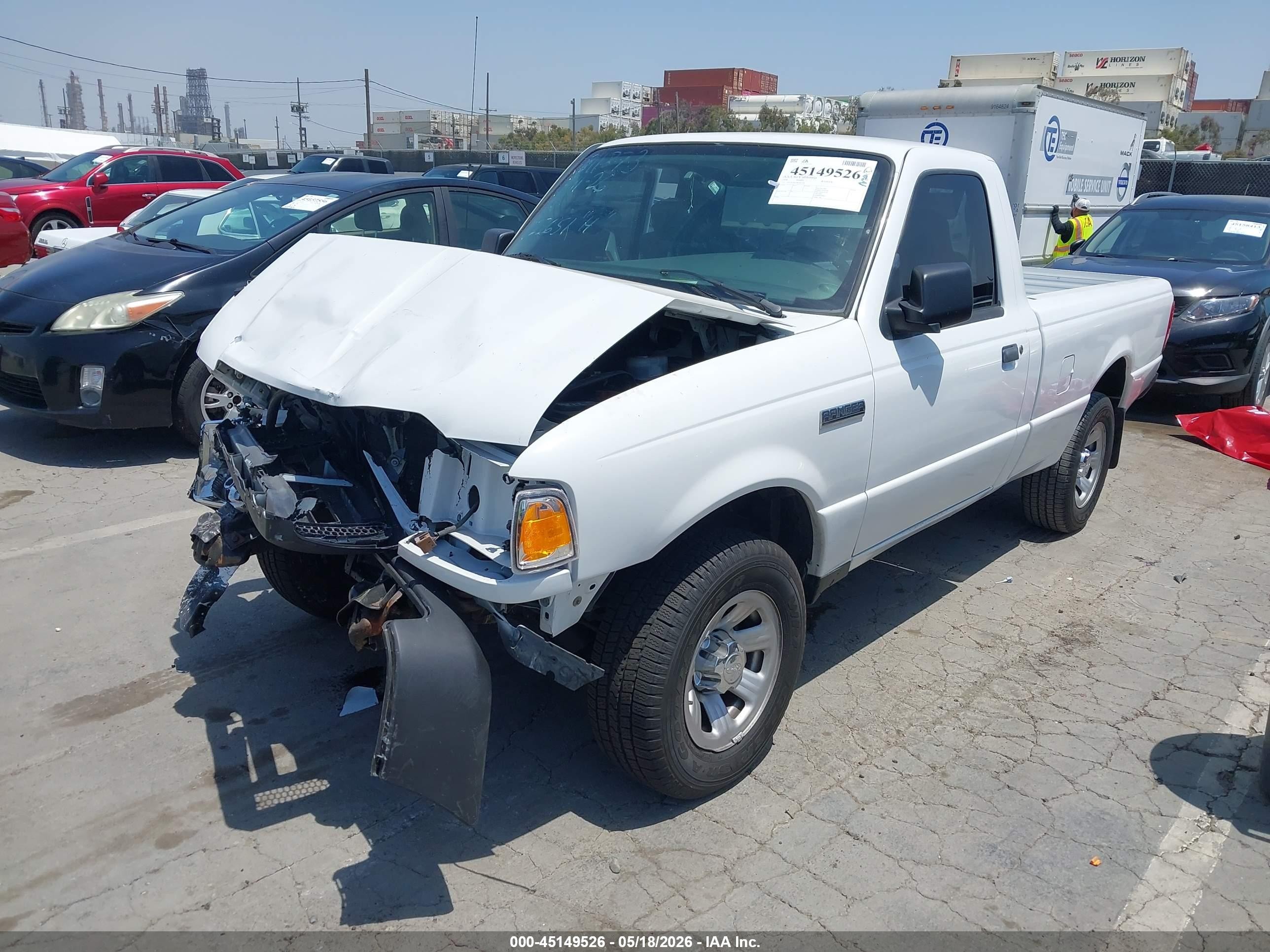 2008 Ford Ranger Xl/xlt White vin: 1FTYR10D18PA81546