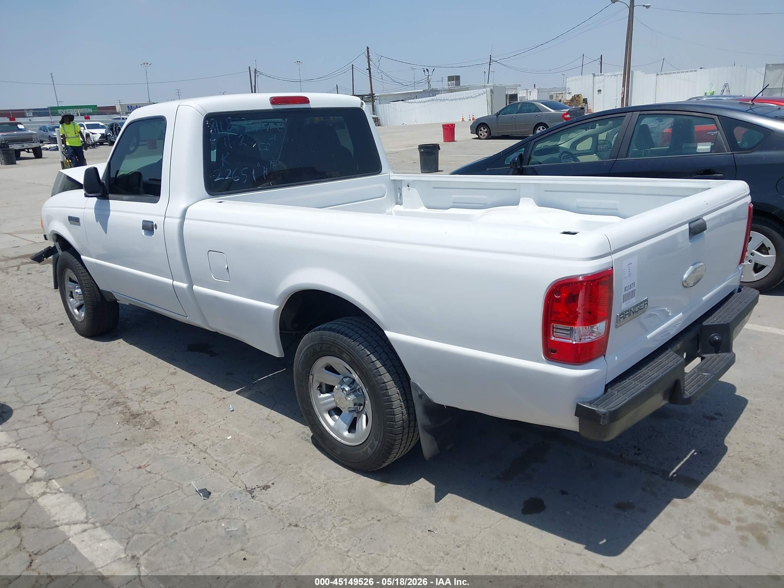 2008 Ford Ranger Xl/xlt White vin: 1FTYR10D18PA81546