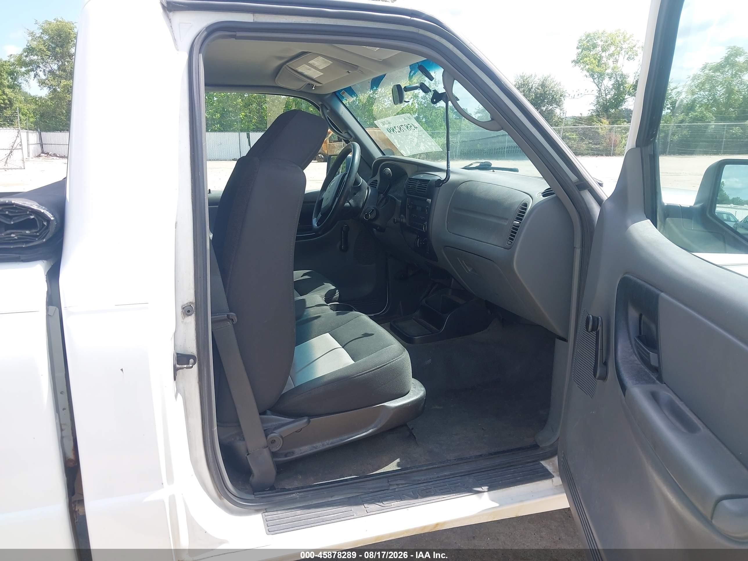 2008 Ford Ranger Xl White vin: 1FTYR10D18PB13508