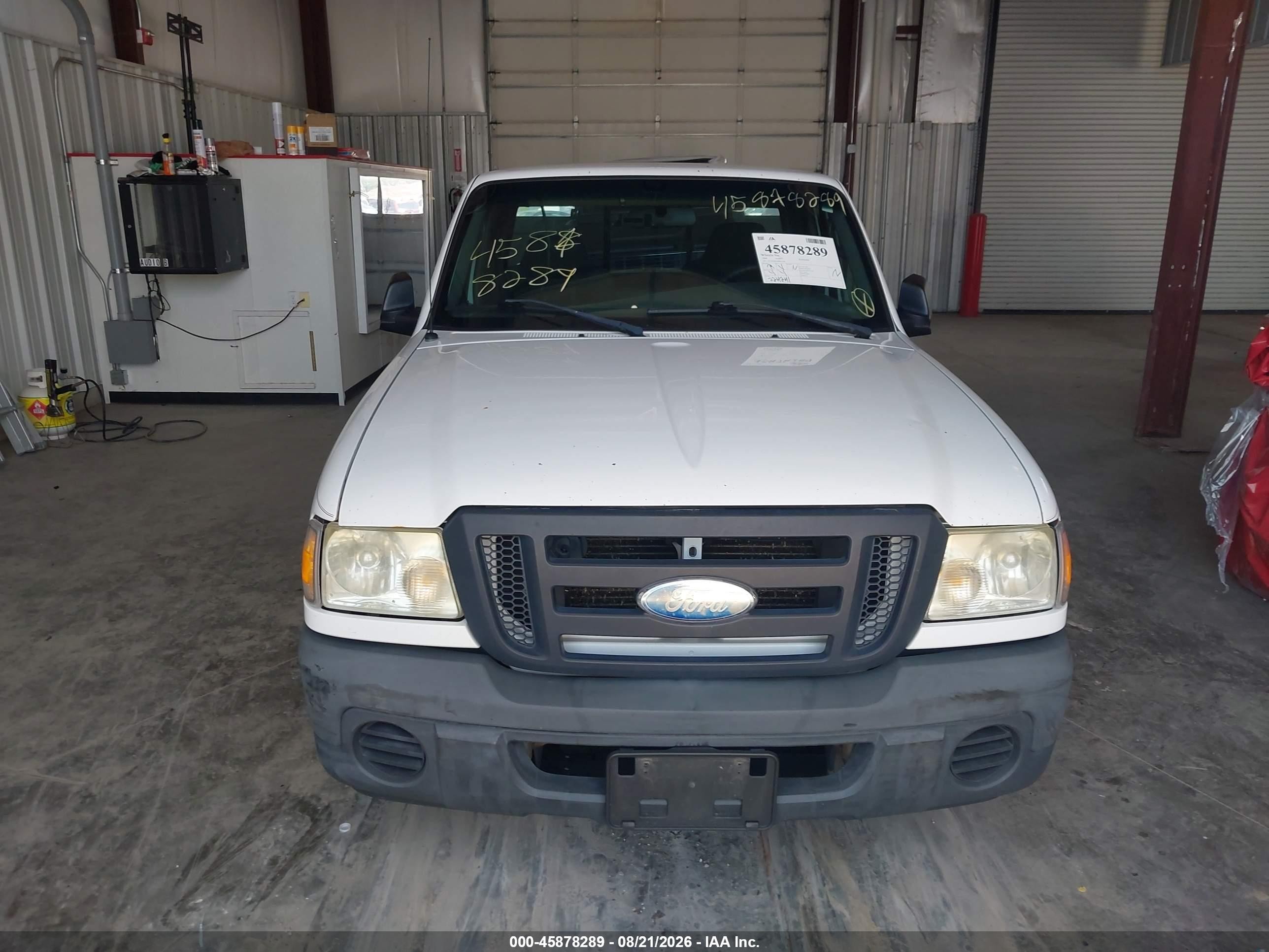 2008 Ford Ranger Xl White vin: 1FTYR10D18PB13508