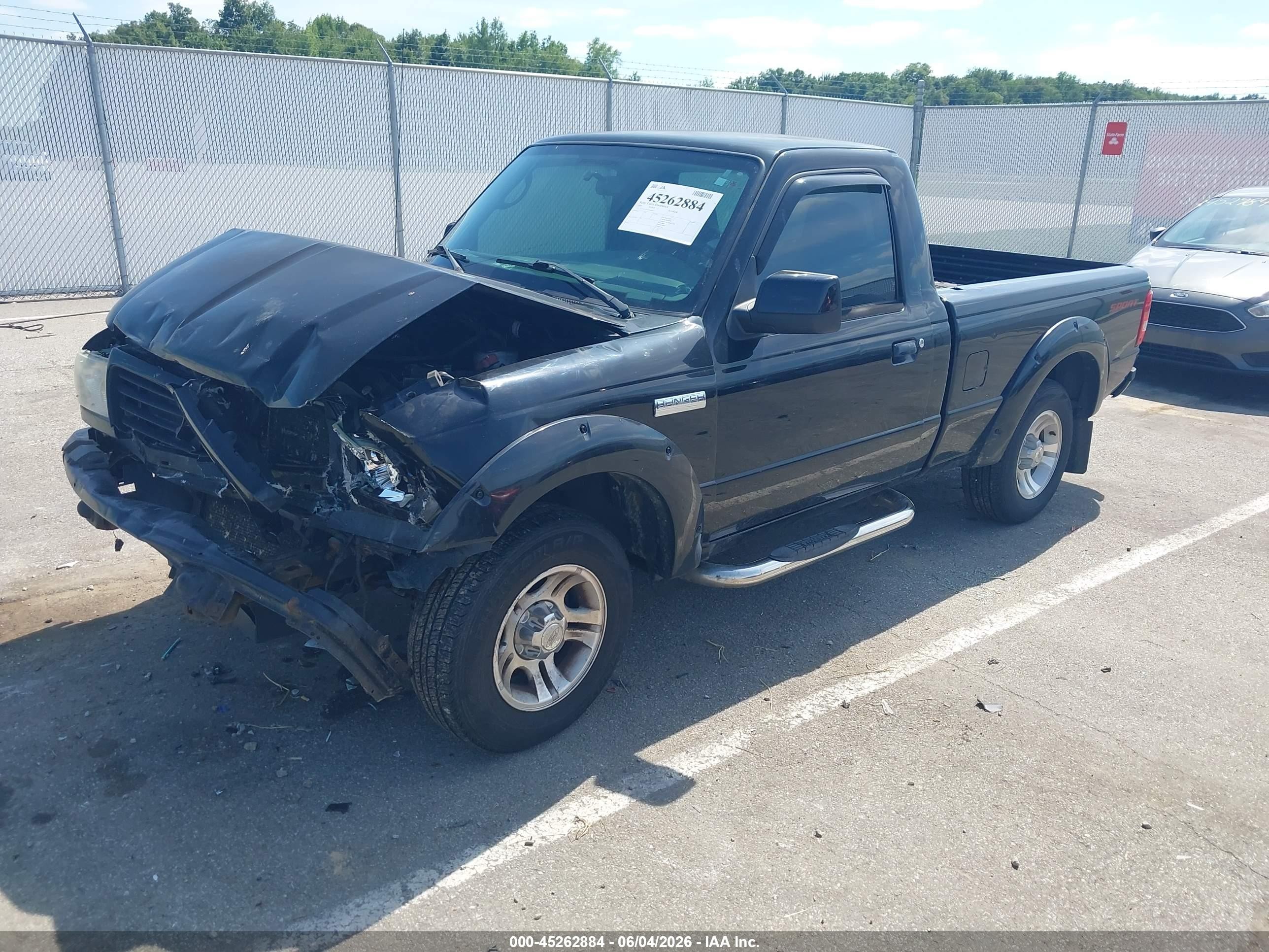 2009 Ford Ranger Sport/xl/xlt Черный vin: 1FTYR10D19PA06623