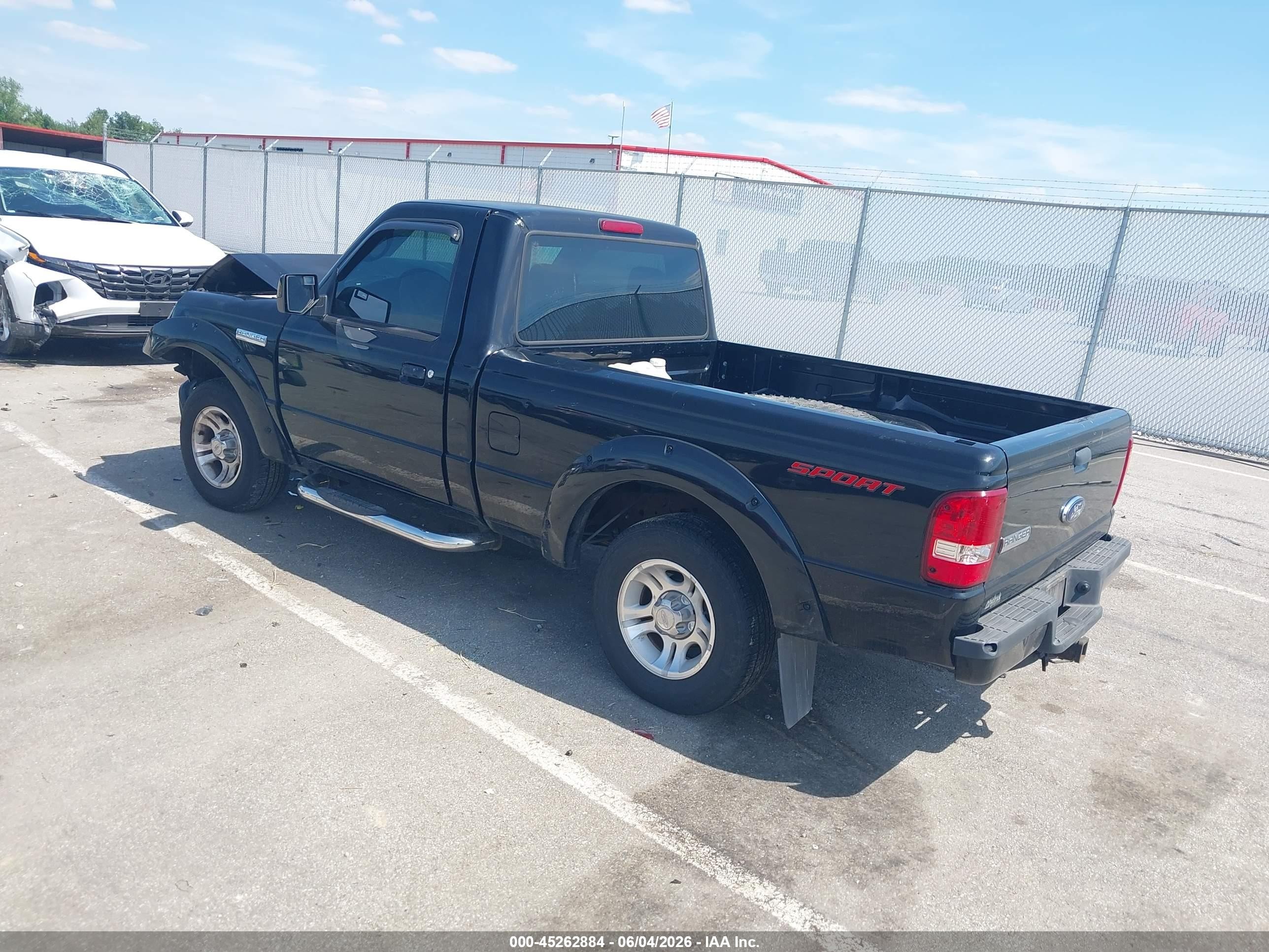 2009 Ford Ranger Sport/xl/xlt Черный vin: 1FTYR10D19PA06623