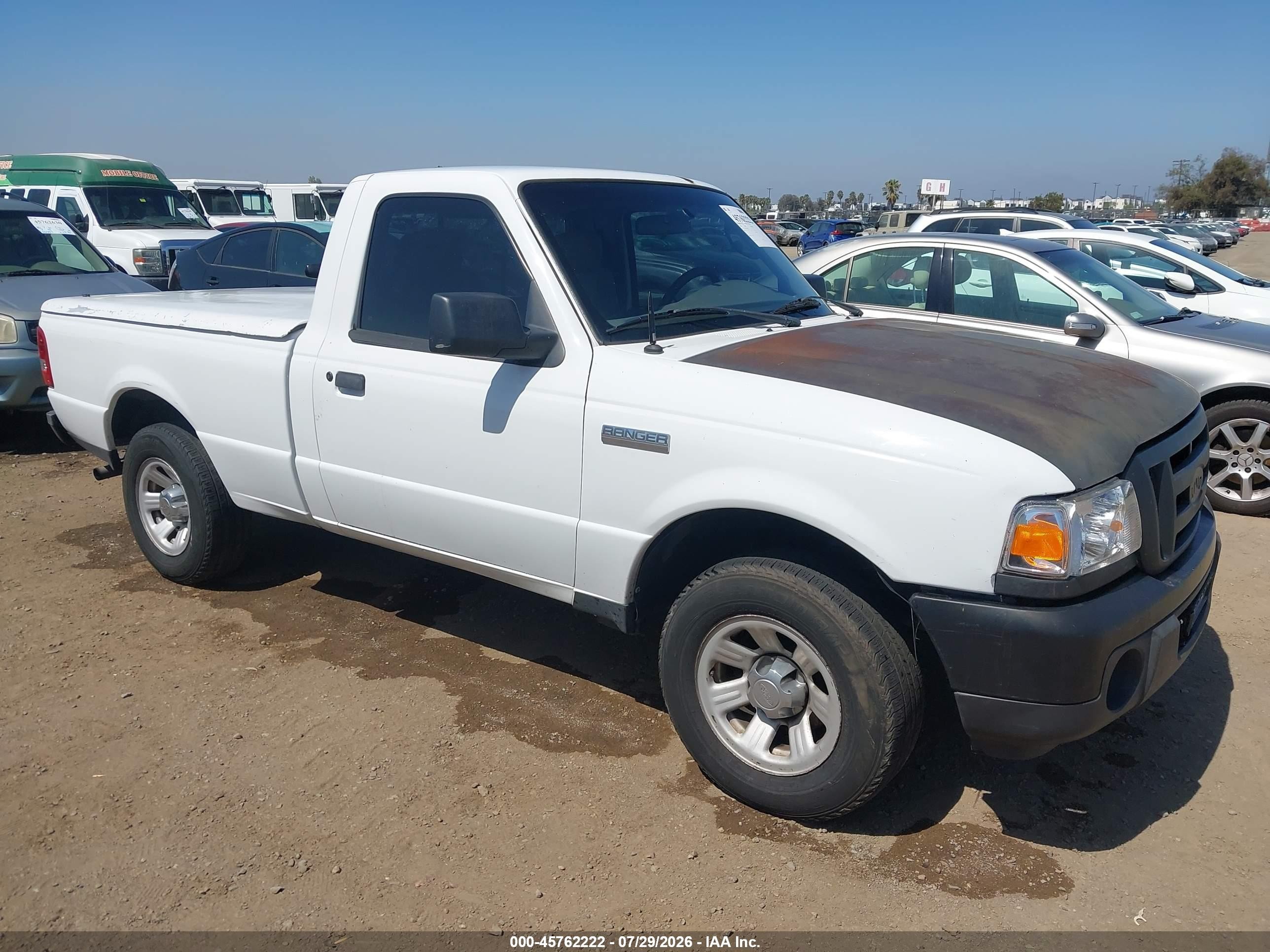 2009 Ford Ranger Sport/xl/xlt Белый vin: 1FTYR10D19PA08713