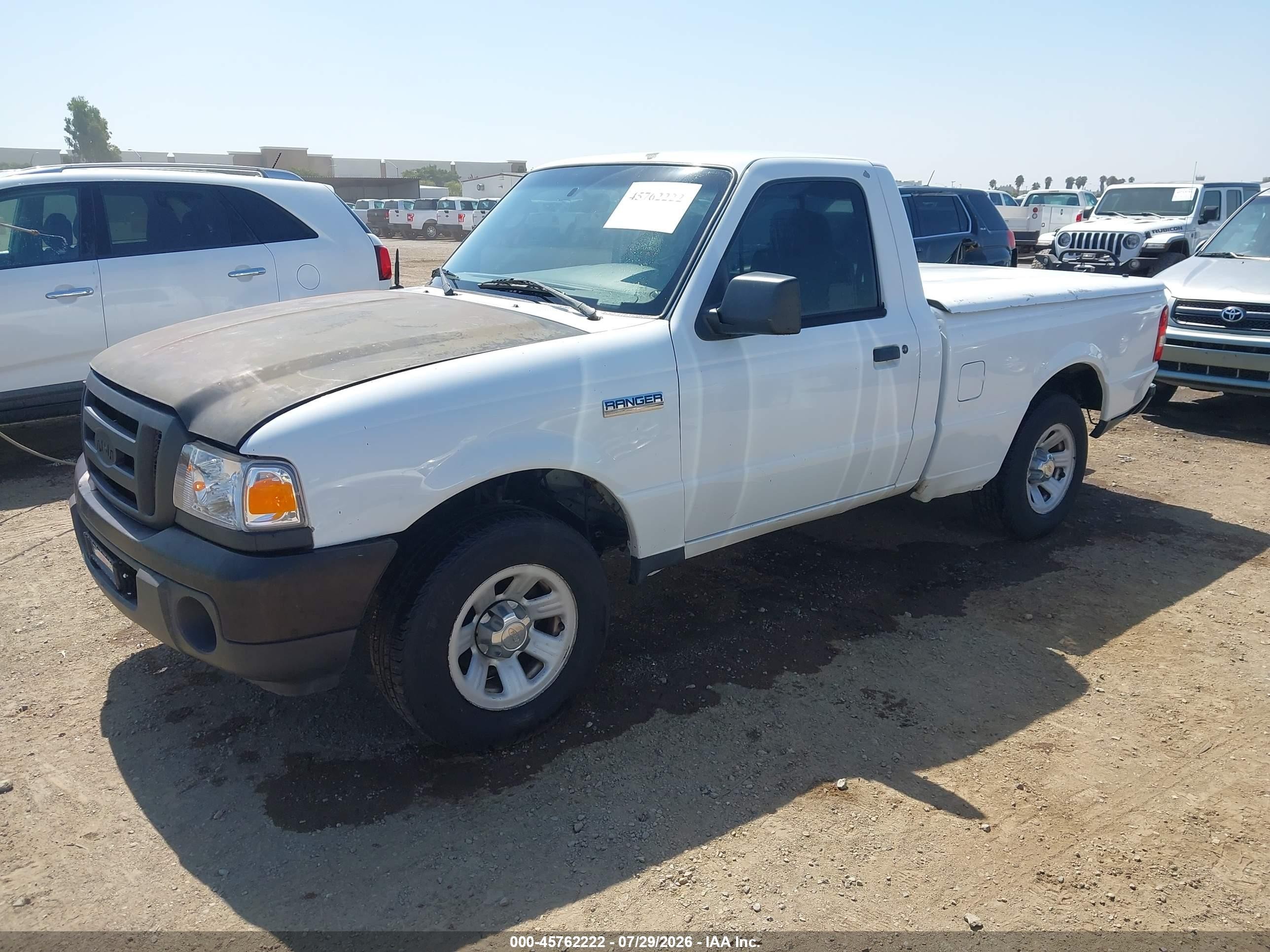 2009 Ford Ranger Sport/xl/xlt White vin: 1FTYR10D19PA08713