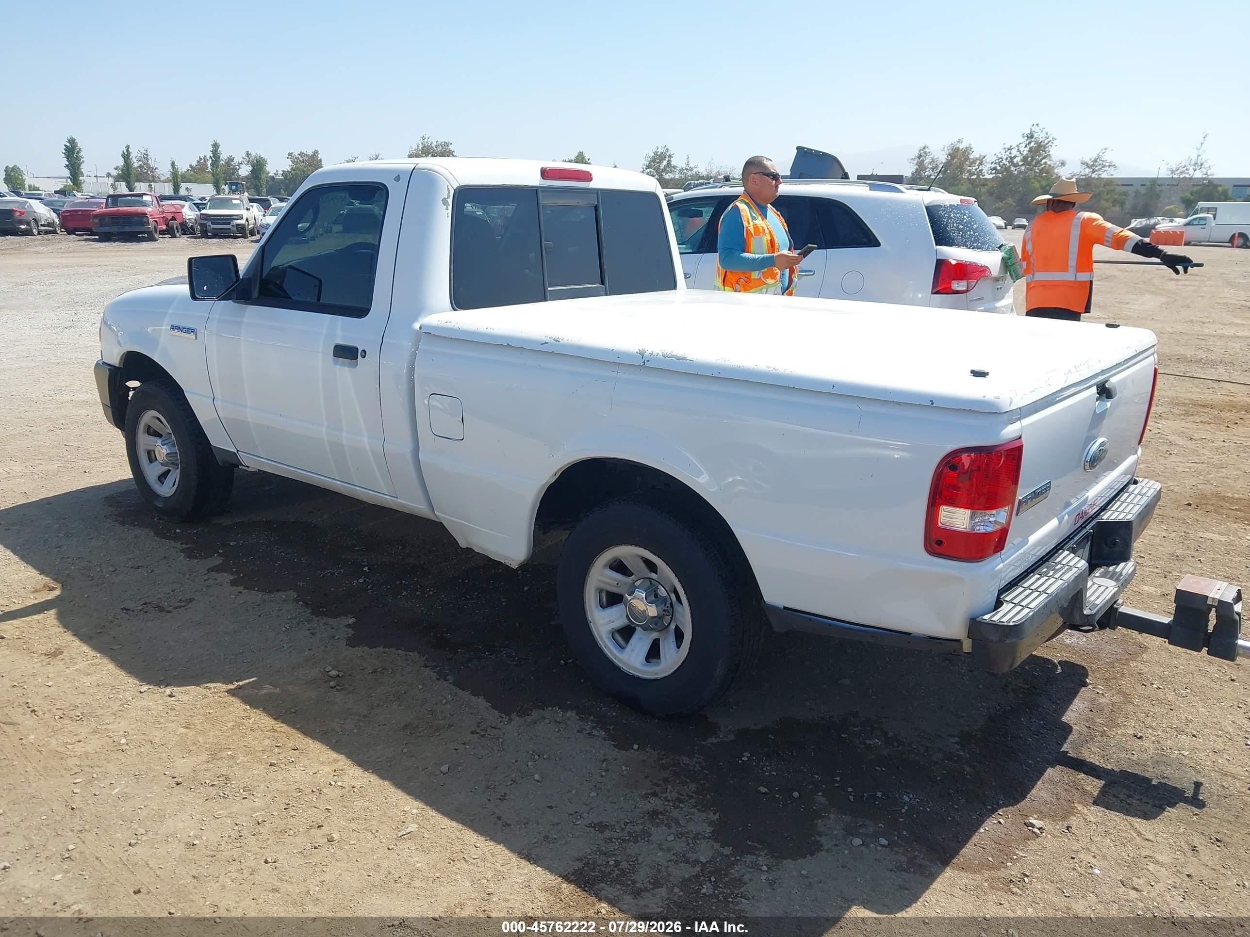 2009 Ford Ranger Sport/xl/xlt White vin: 1FTYR10D19PA08713