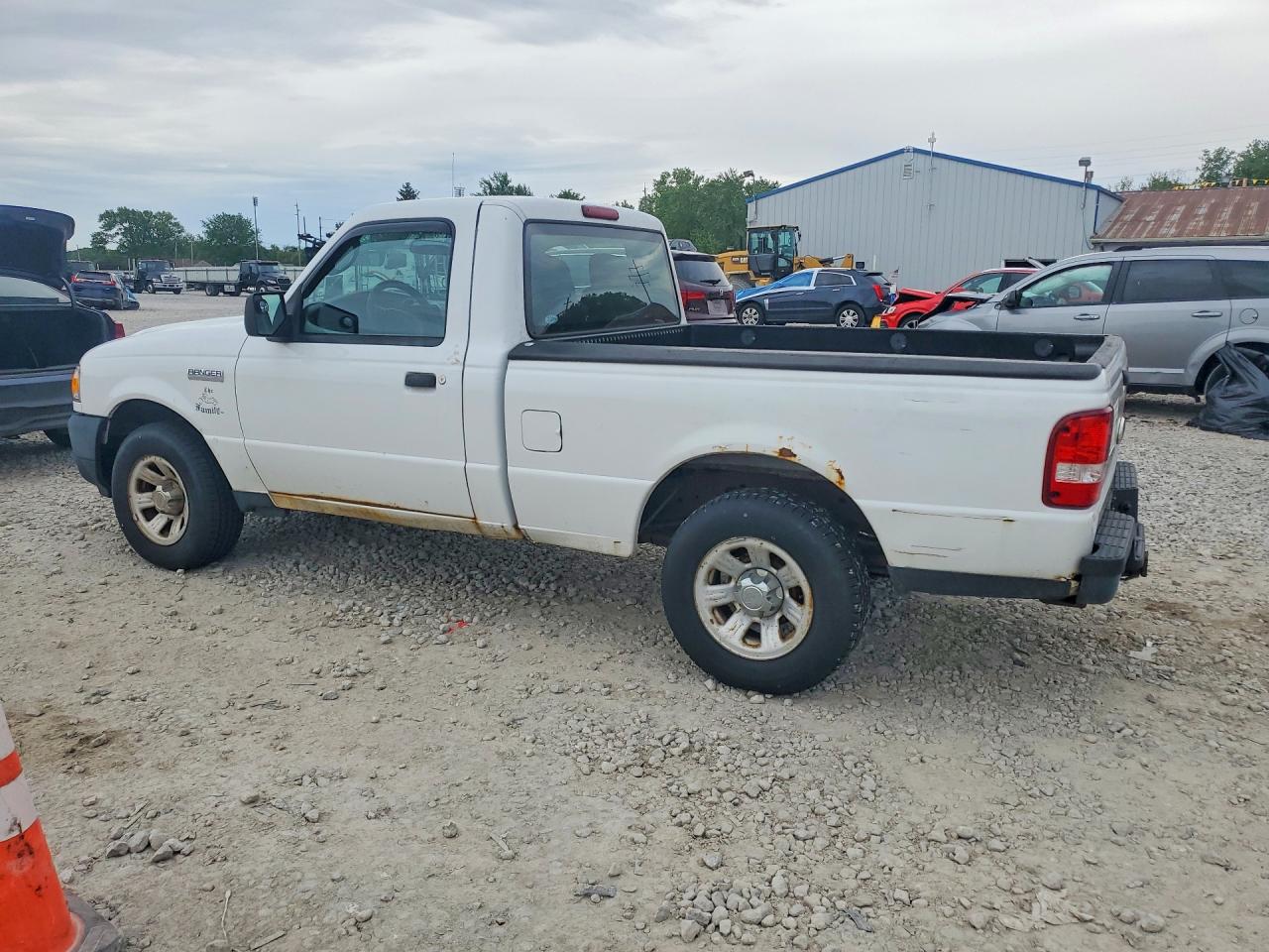 2009 Ford Ranger White vin: 1FTYR10D19PA13989