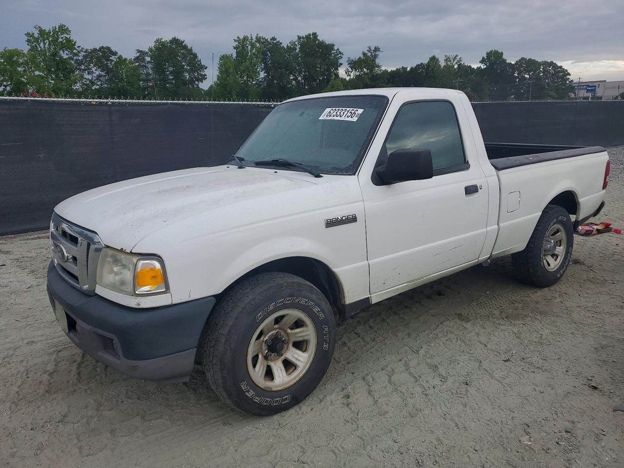 2009 Ford Ranger White vin: 1FTYR10D19PA19789