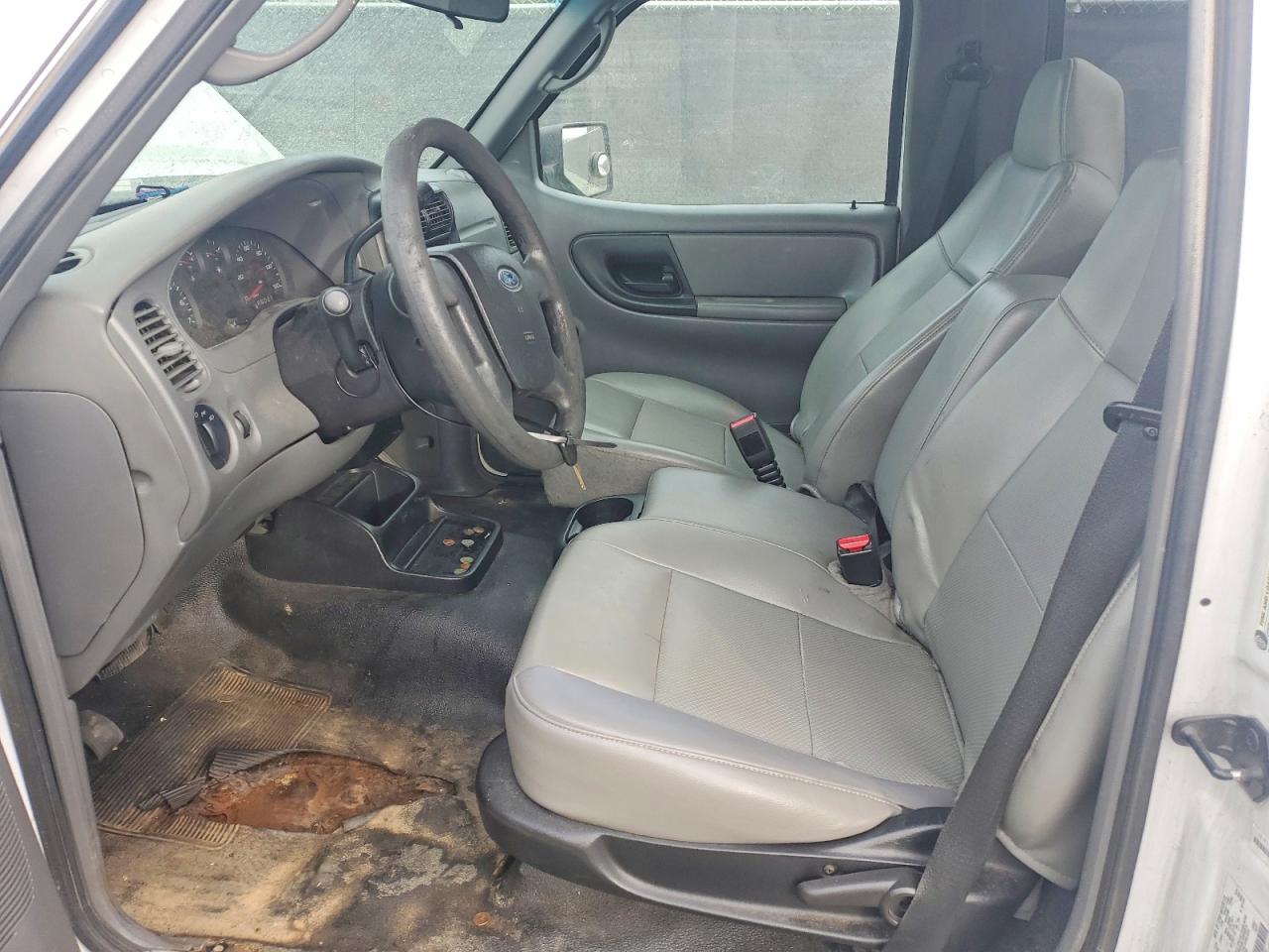 2009 Ford Ranger White vin: 1FTYR10D19PA19789