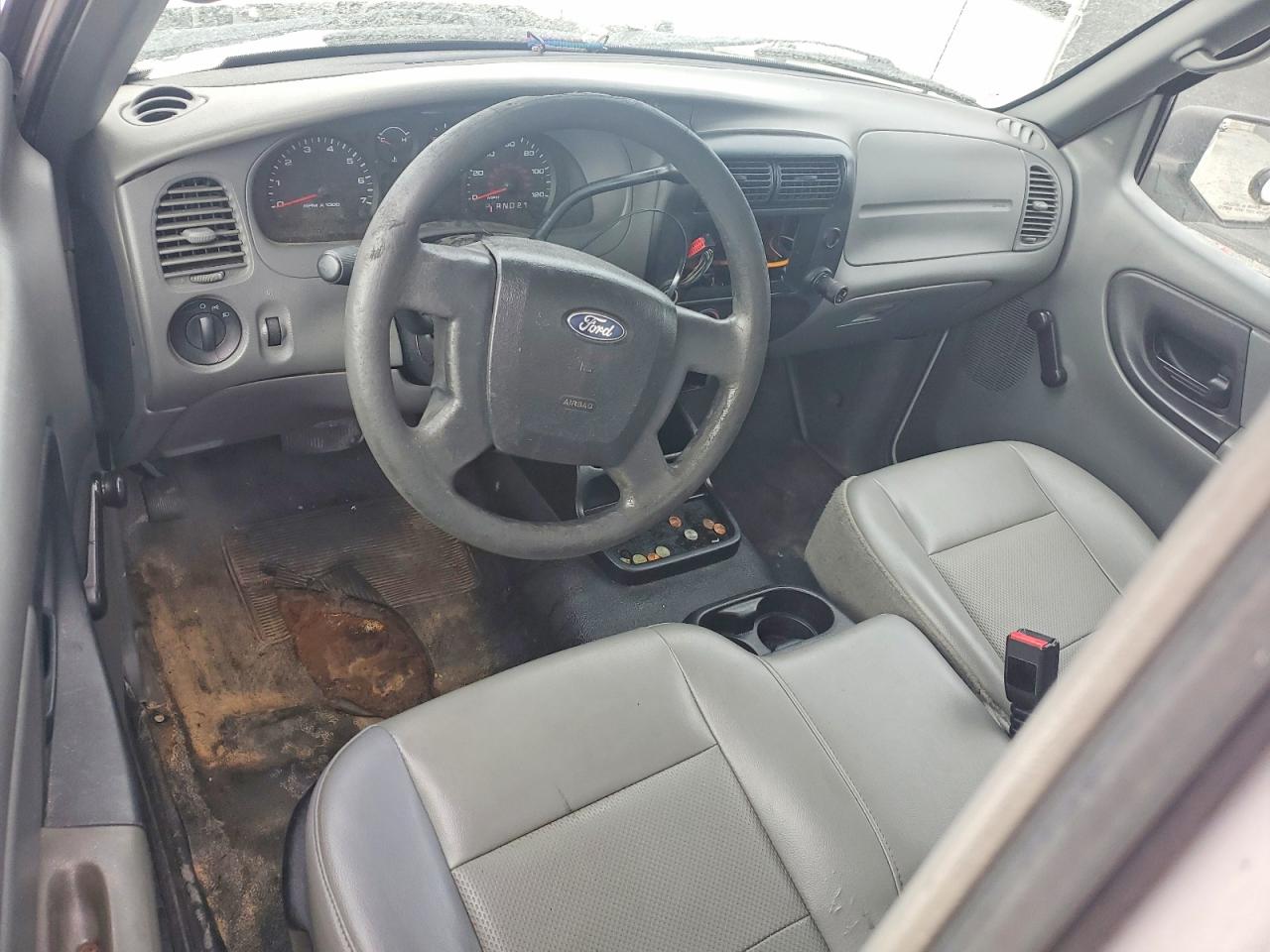 2009 Ford Ranger White vin: 1FTYR10D19PA19789