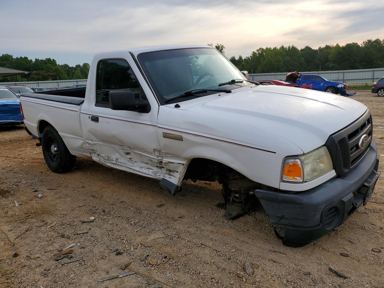 2009 Ford Ranger White vin: 1FTYR10D19PA47088