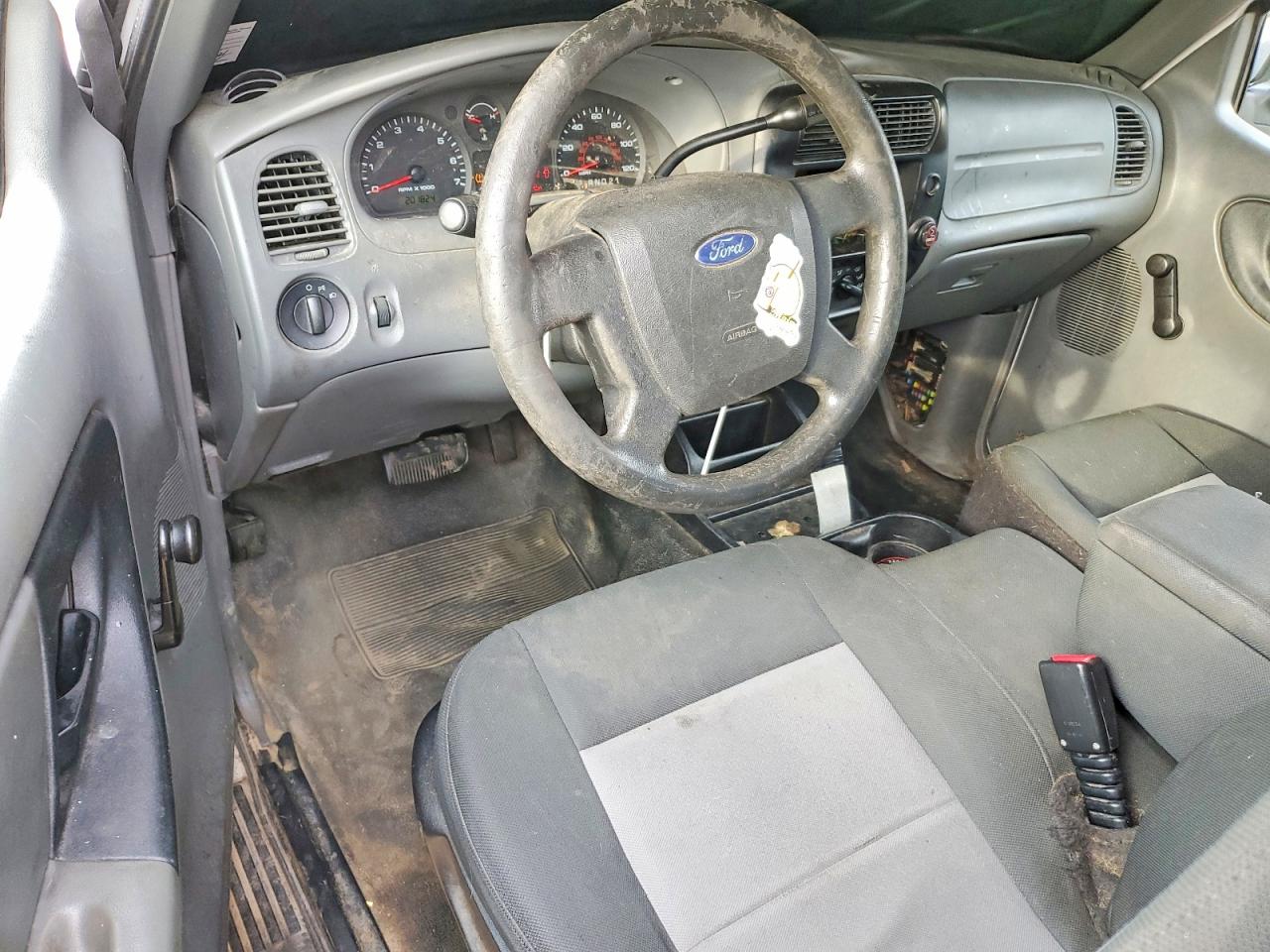 2009 Ford Ranger White vin: 1FTYR10D19PA47088