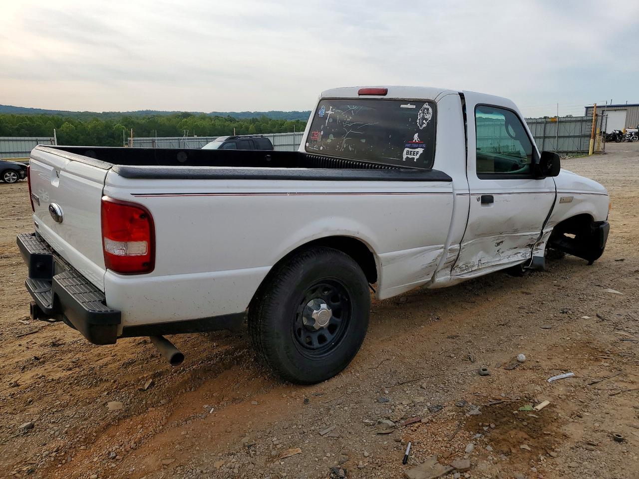 2009 Ford Ranger White vin: 1FTYR10D19PA47088