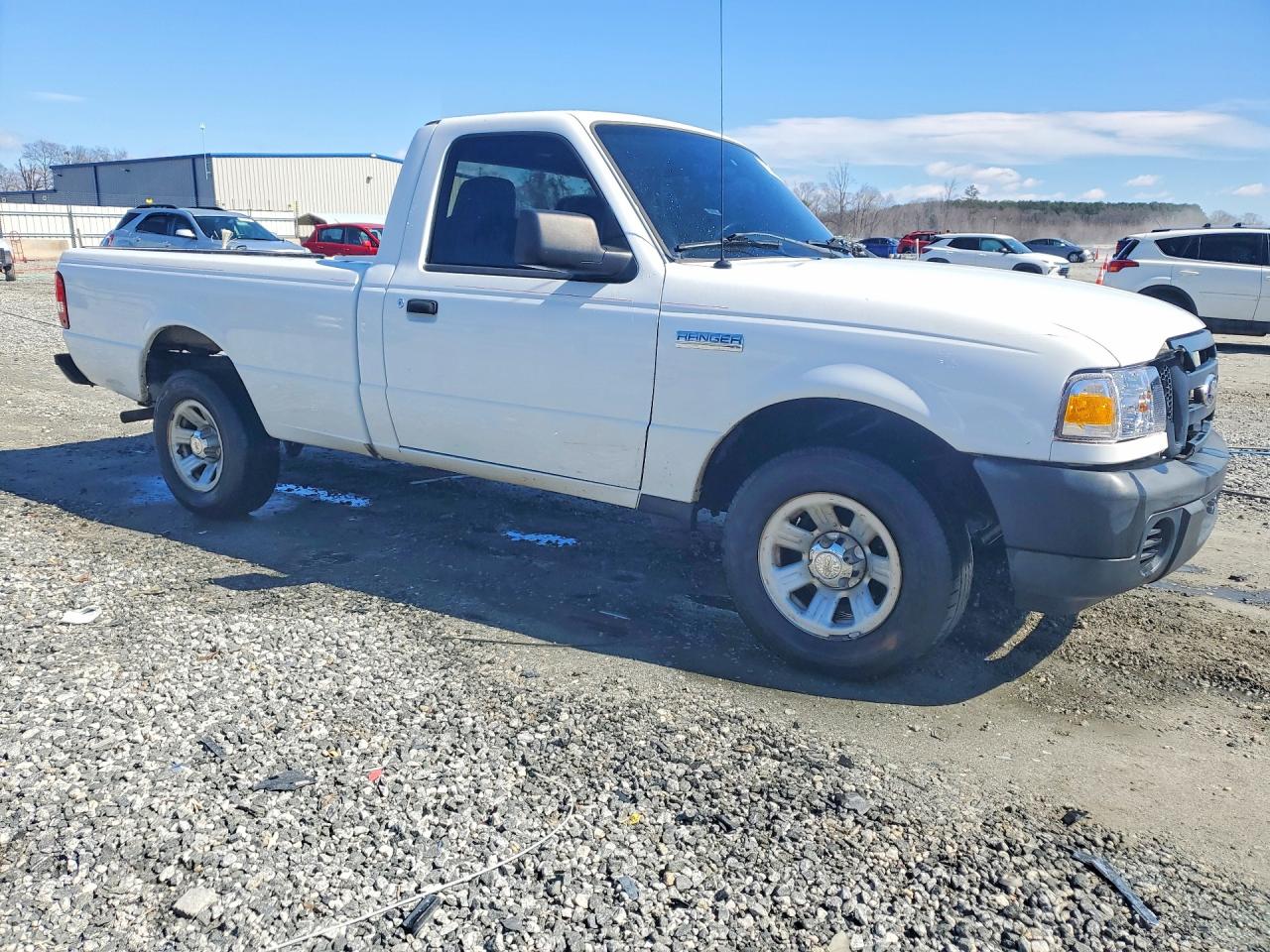 2009 Ford Ranger White vin: 1FTYR10D19PA51626