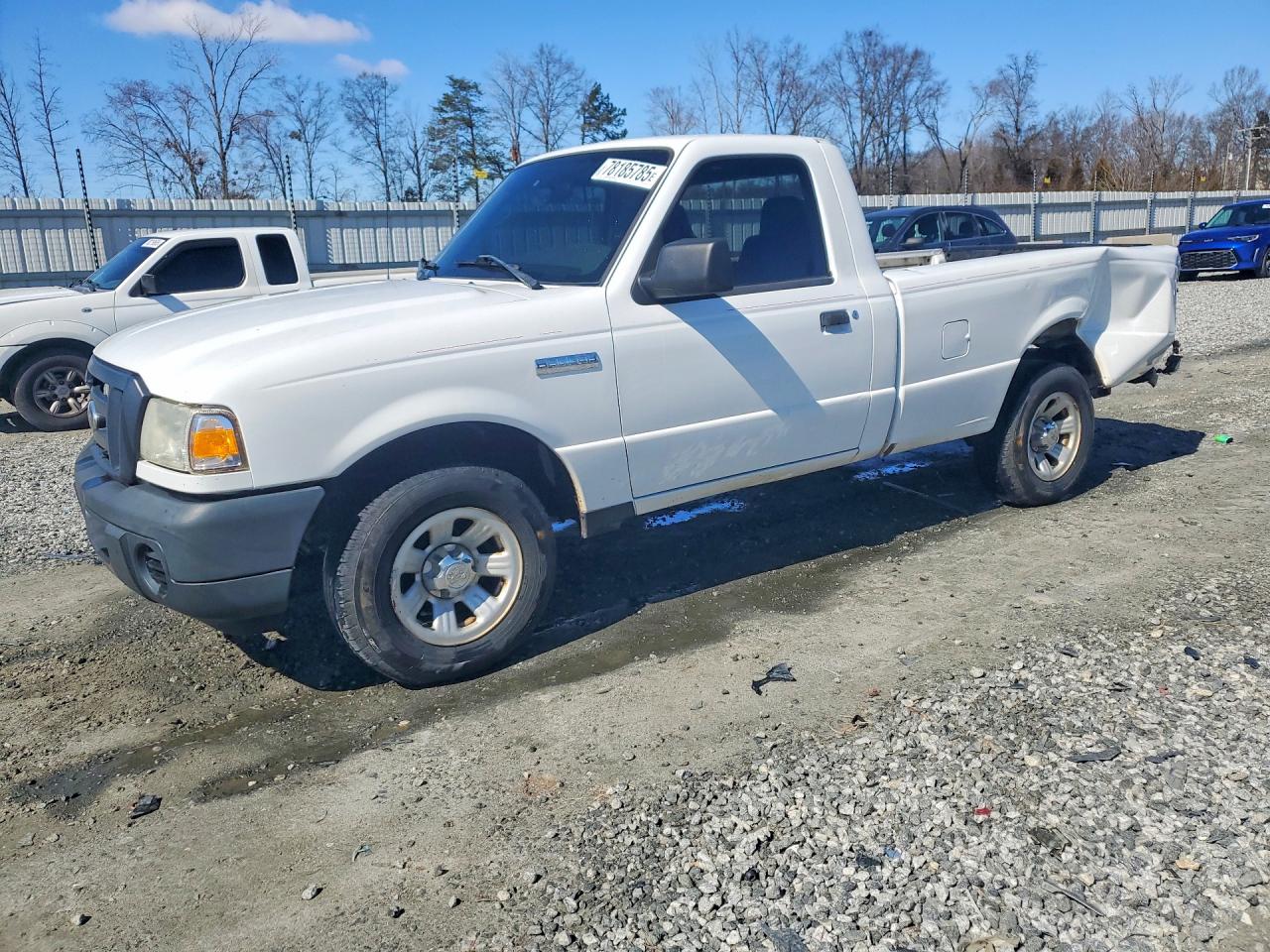 2009 Ford Ranger White vin: 1FTYR10D19PA51626