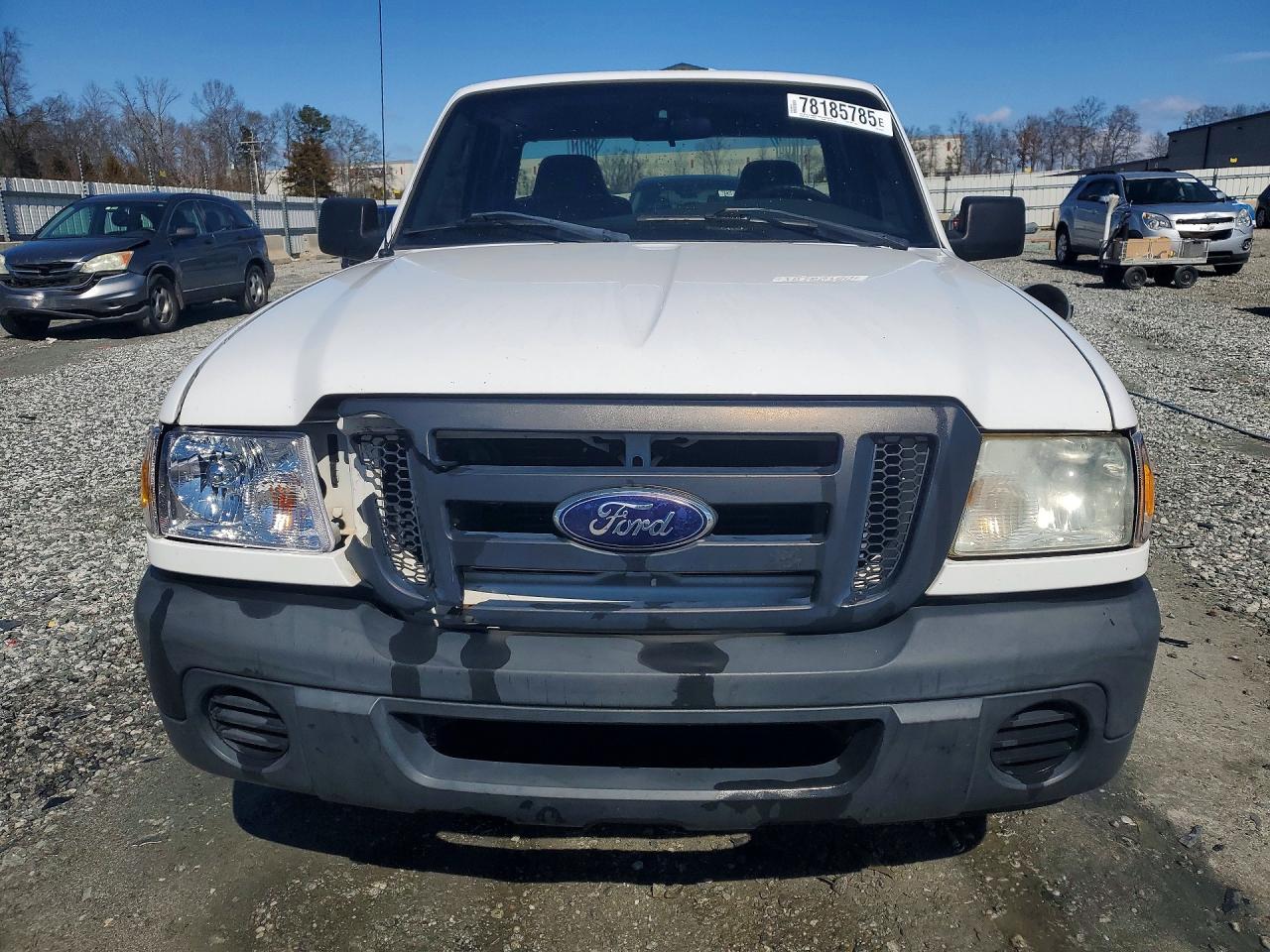 2009 Ford Ranger White vin: 1FTYR10D19PA51626