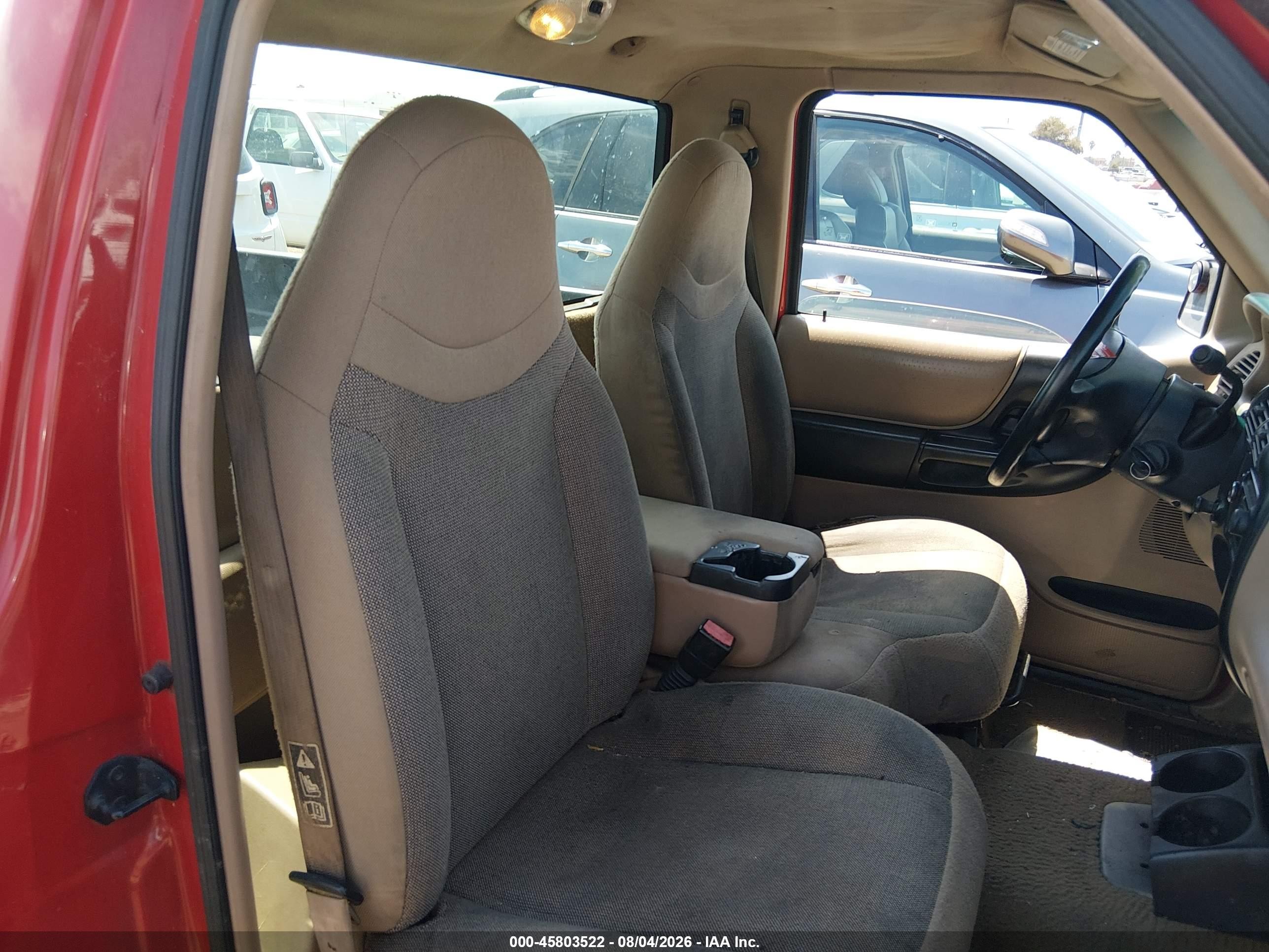 2002 Ford Ranger Xl/xlt Red vin: 1FTYR10D22TA11794