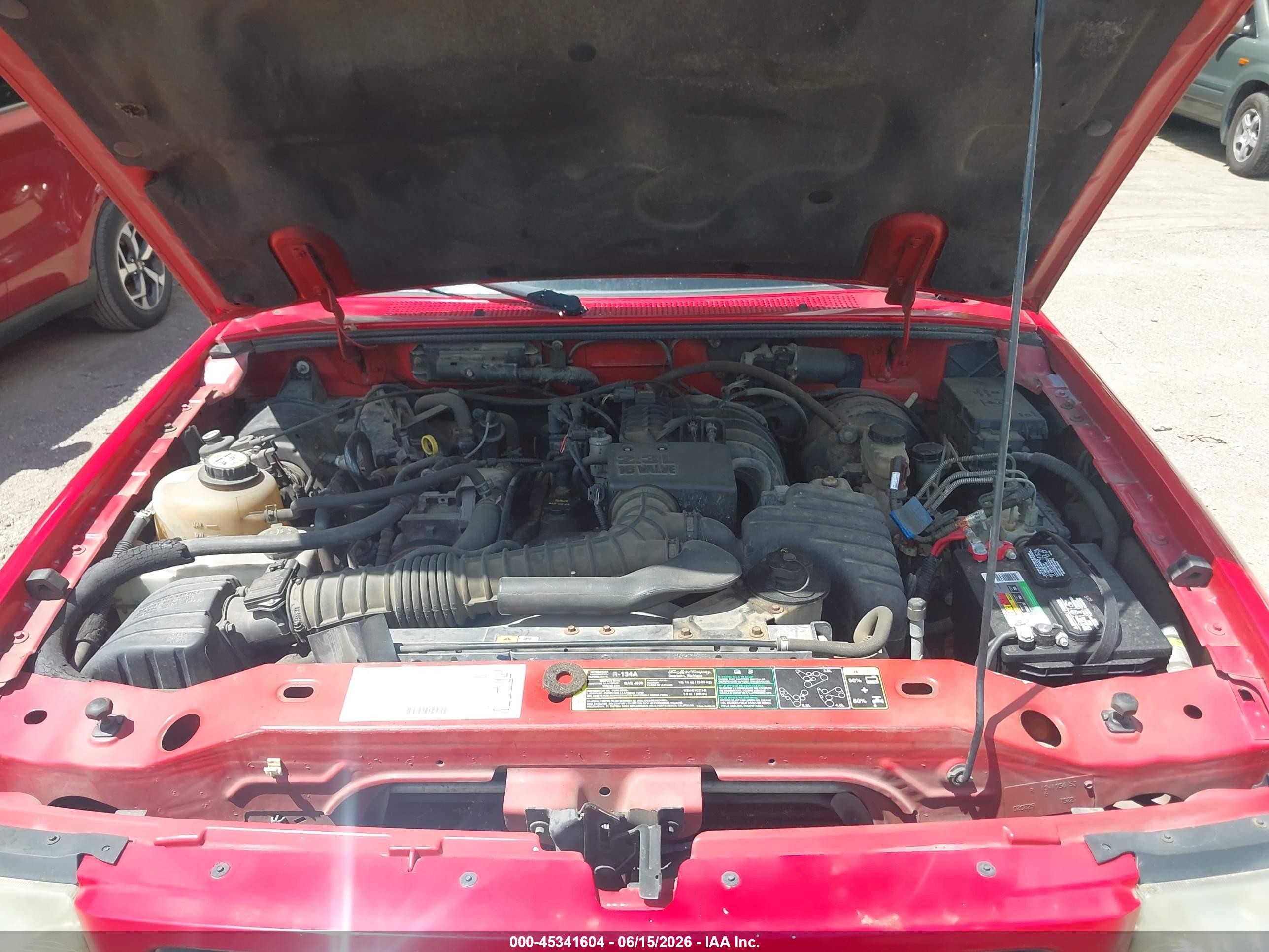 2003 Ford Ranger Xl/xlt Red vin: 1FTYR10D23PA12048