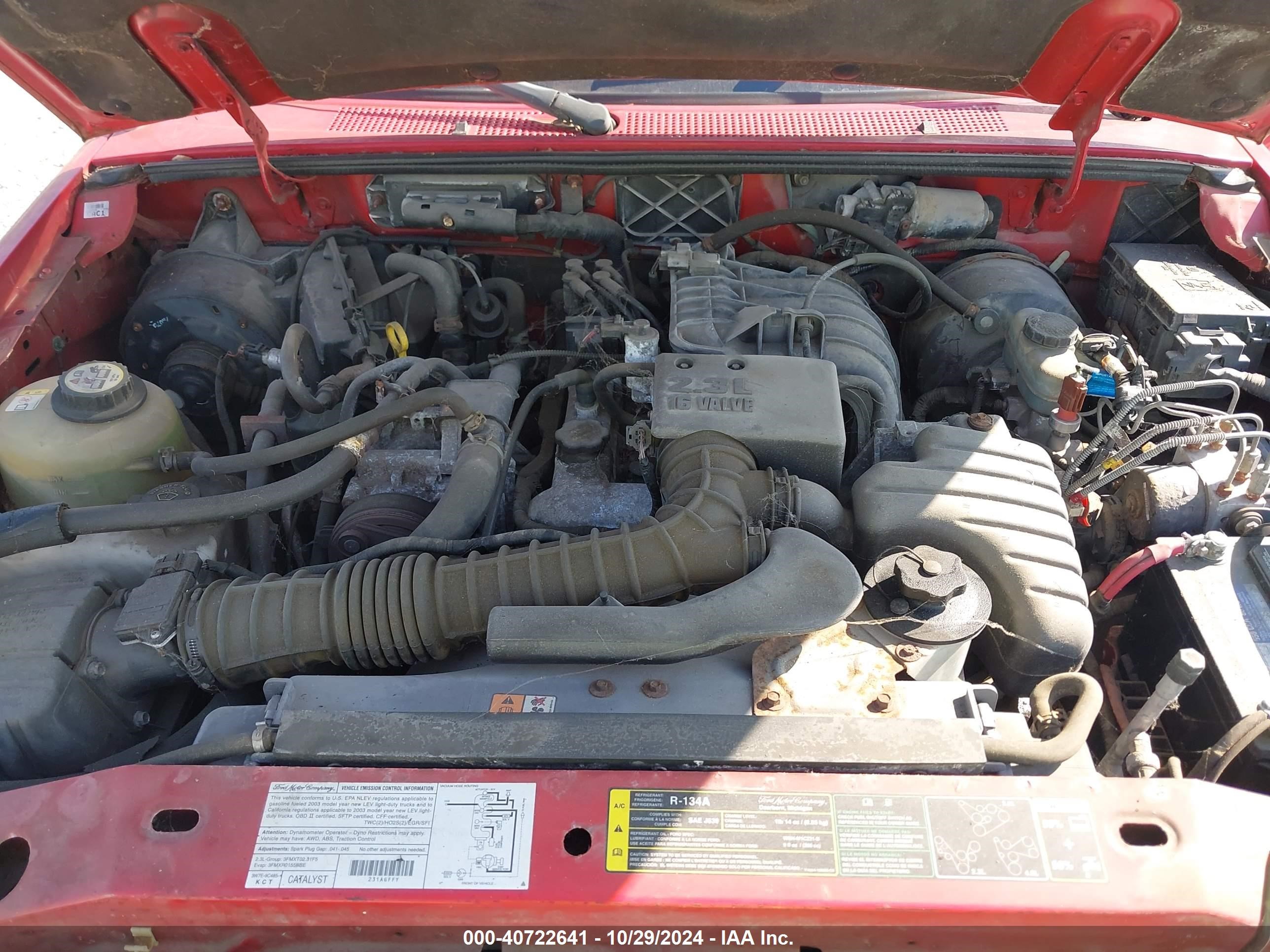 Price & History 2003 Ford Ranger Xl/xlt 2.3l I-4 Dohc, 143hp vin