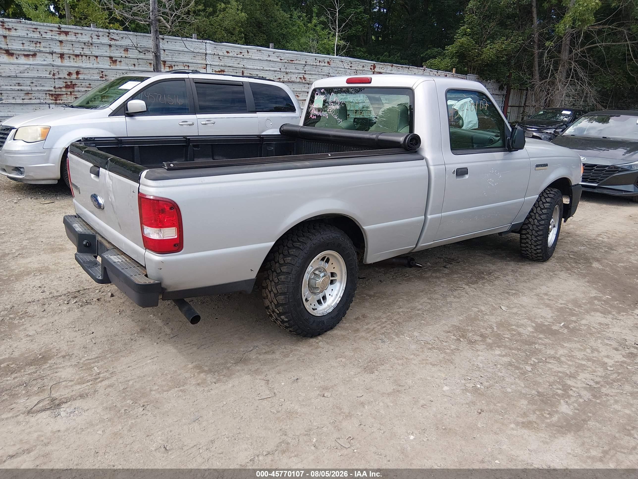 2006 Ford Ranger Xl/xlt Silver vin: 1FTYR10D26PA93332