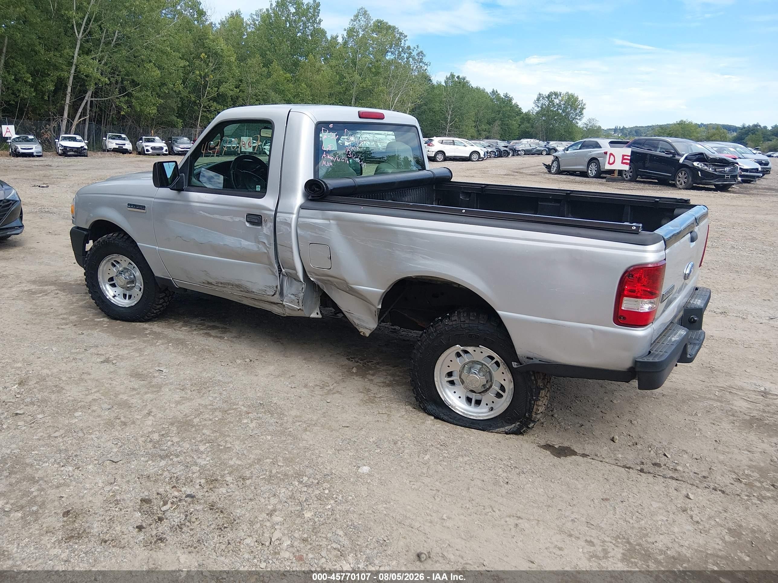 2006 Ford Ranger Xl/xlt Silver vin: 1FTYR10D26PA93332