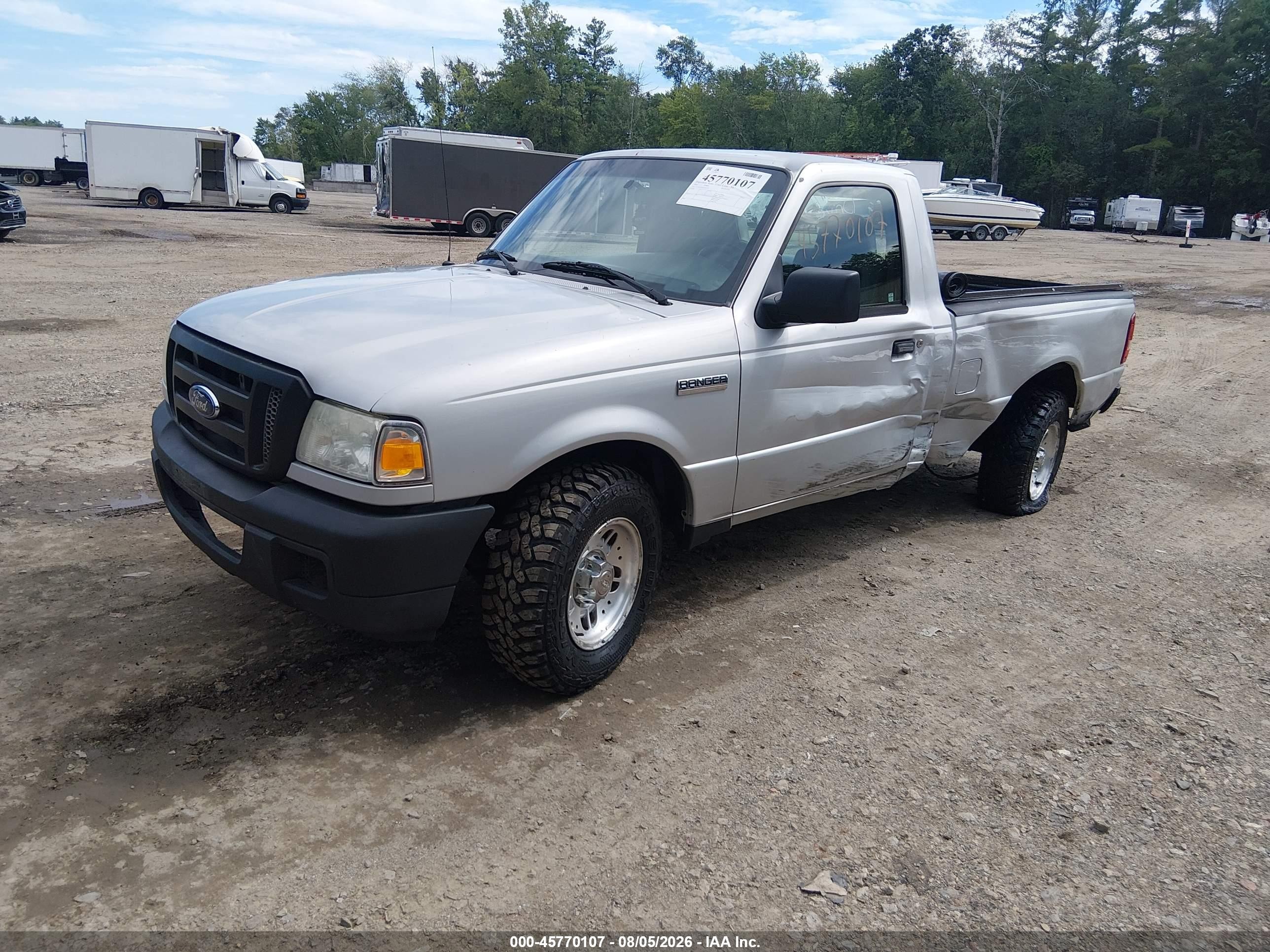2006 Ford Ranger Xl/xlt Silver vin: 1FTYR10D26PA93332