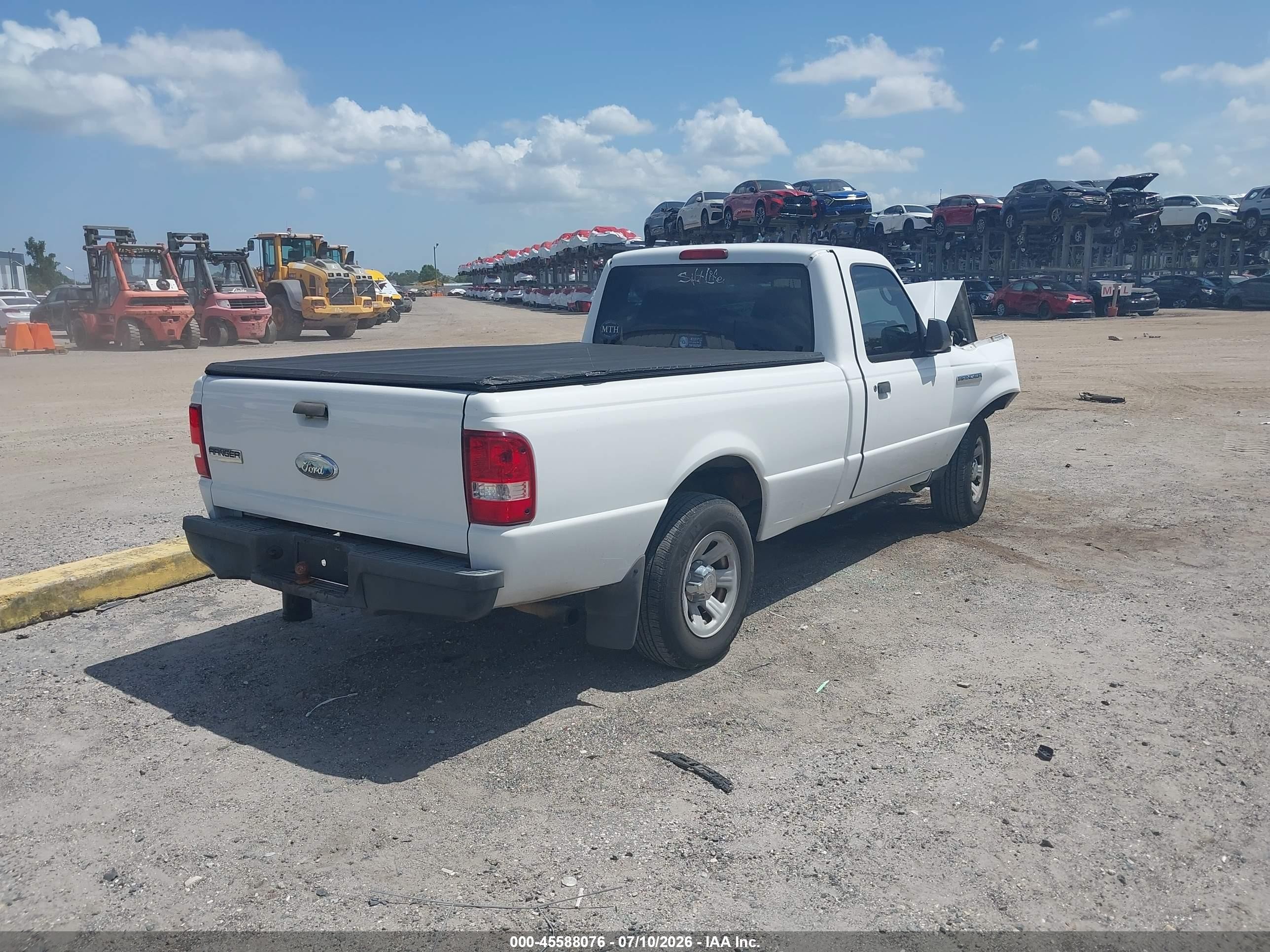 2008 Ford Ranger Xl White vin: 1FTYR10D28PA33666
