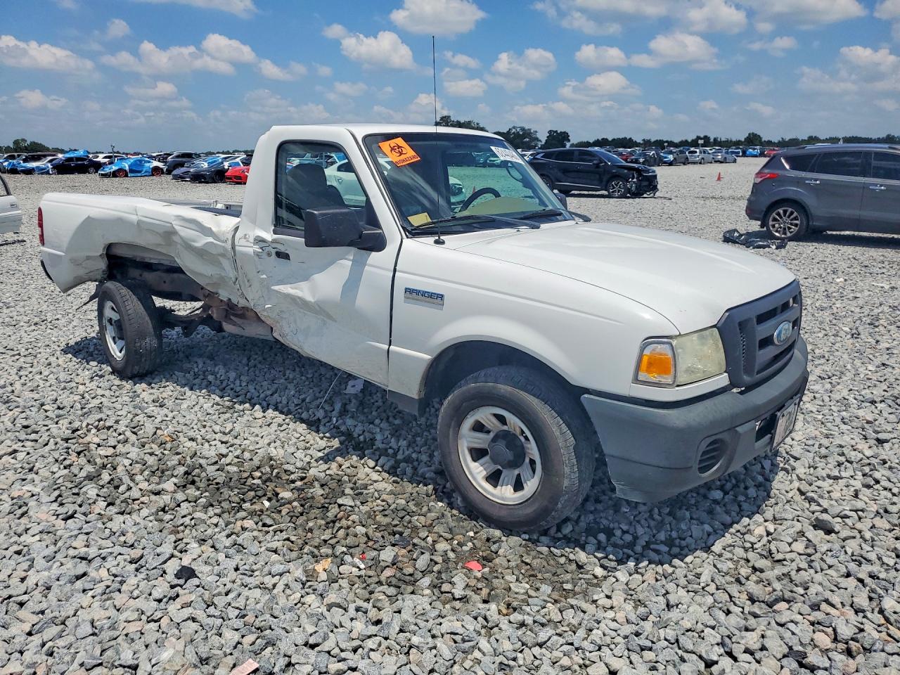 2008 Ford Ranger White vin: 1FTYR10D28PA40276