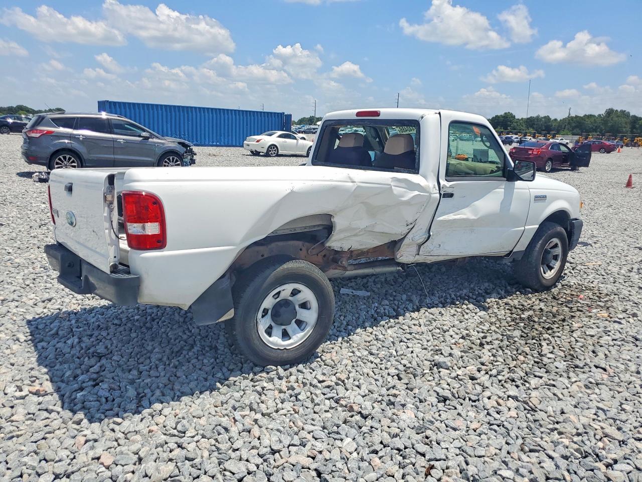 2008 Ford Ranger White vin: 1FTYR10D28PA40276