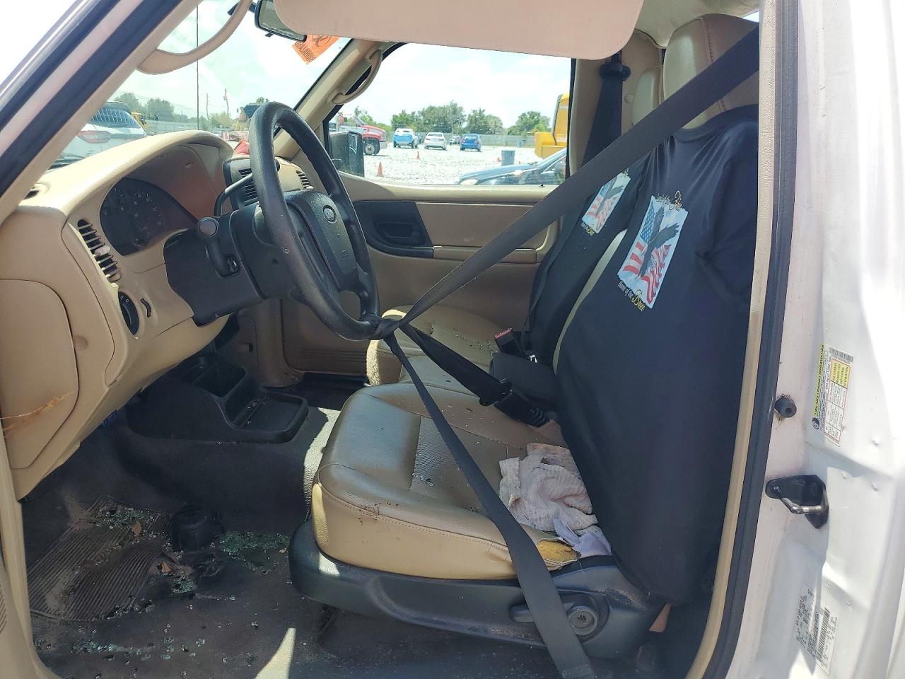 2008 Ford Ranger White vin: 1FTYR10D28PA40276