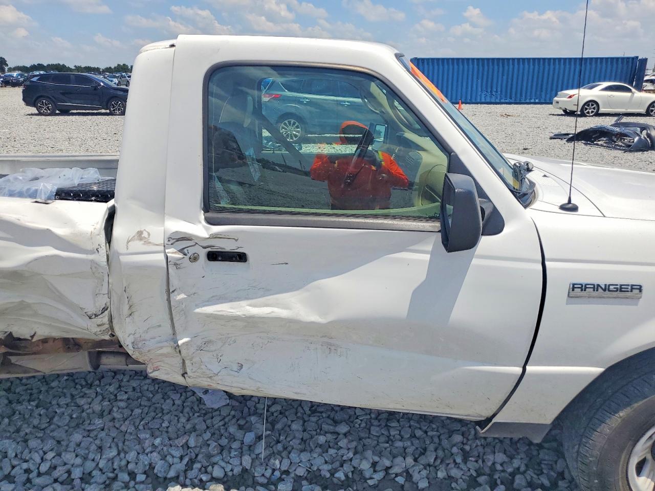 2008 Ford Ranger White vin: 1FTYR10D28PA40276