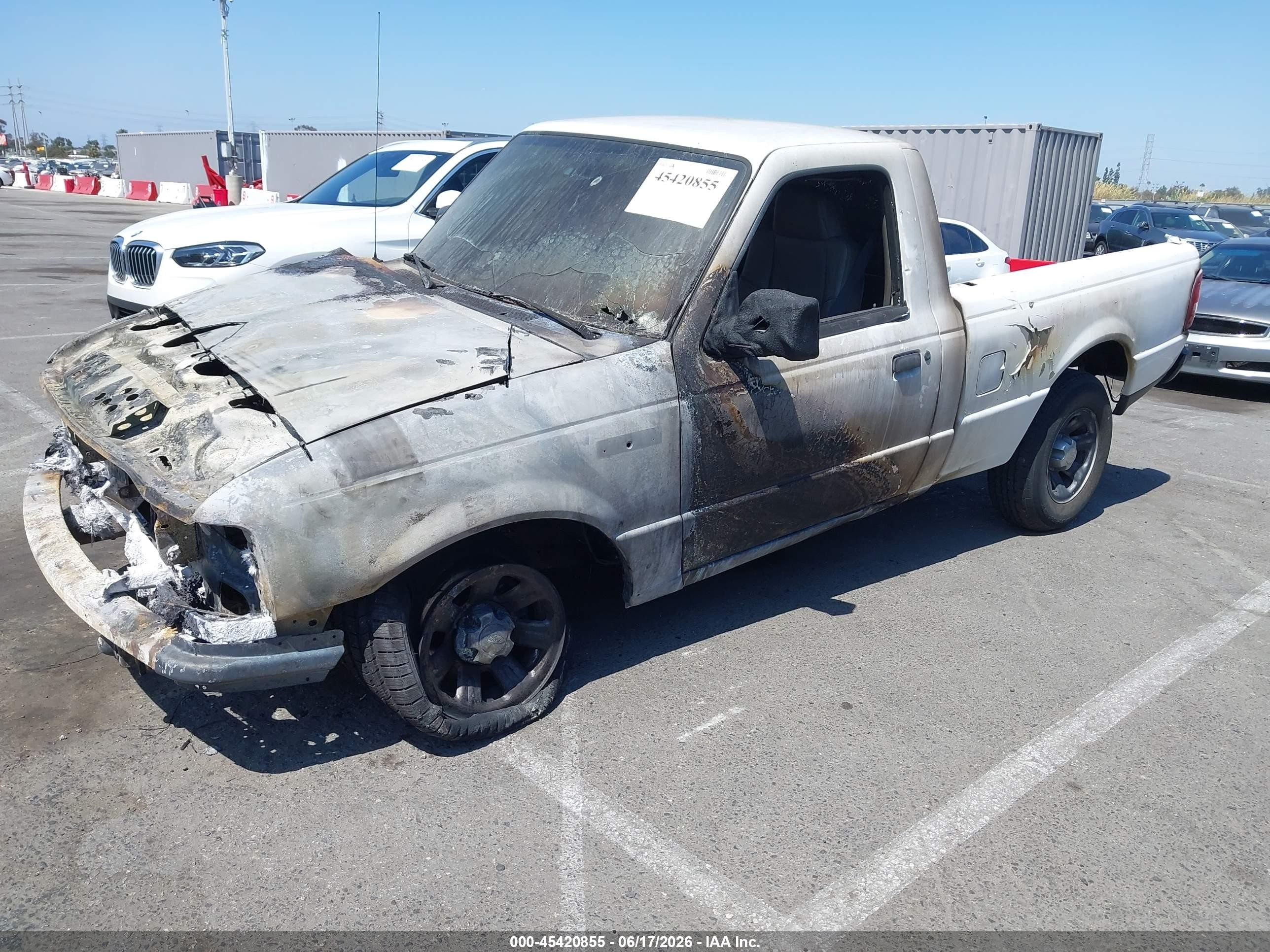 2008 Ford Ranger Xl/xlt White vin: 1FTYR10D28PA81510