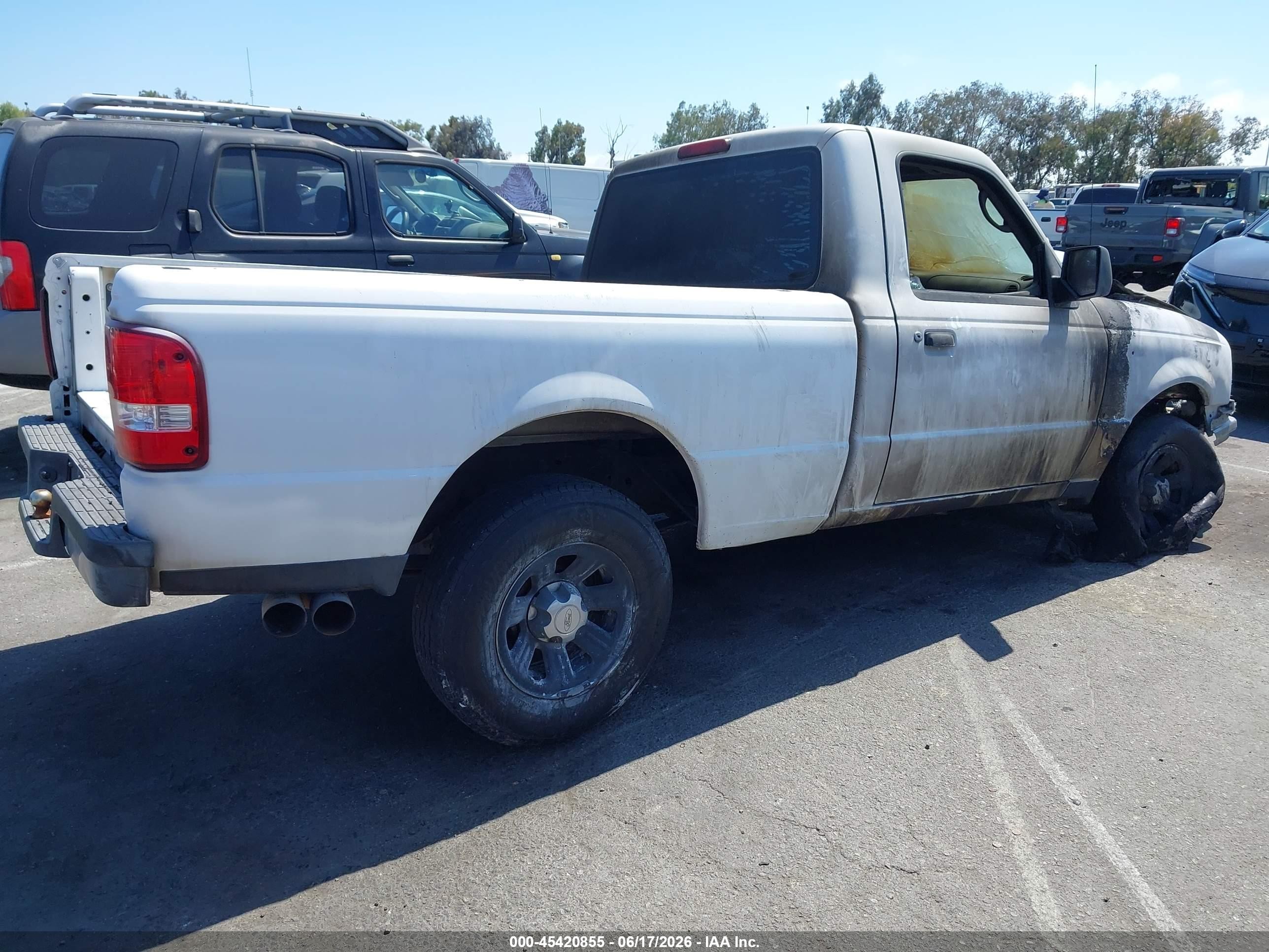 2008 Ford Ranger Xl/xlt White vin: 1FTYR10D28PA81510